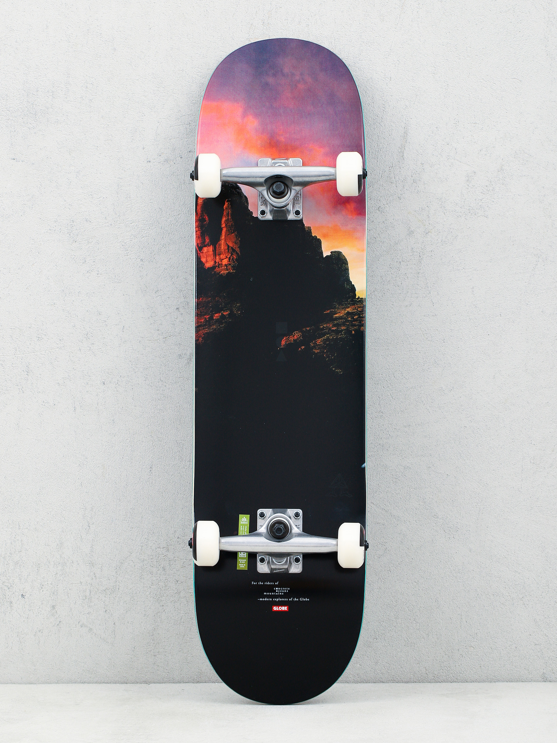 Globe G1 Ablaze 7.75 (Tie Dye) Skateboard für Anfänger