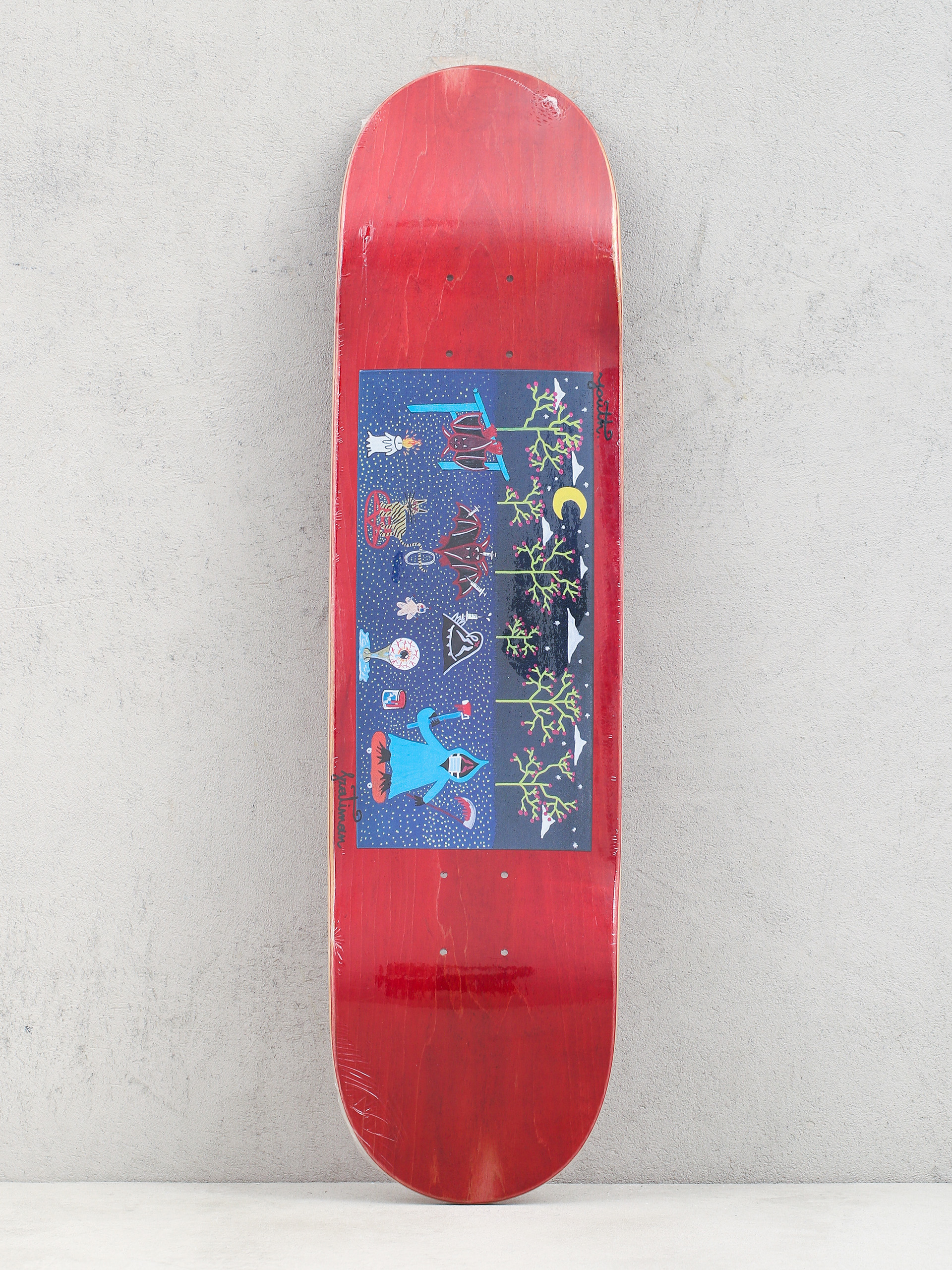 Youth Skateboards X Szati Vaccine Deck (red)