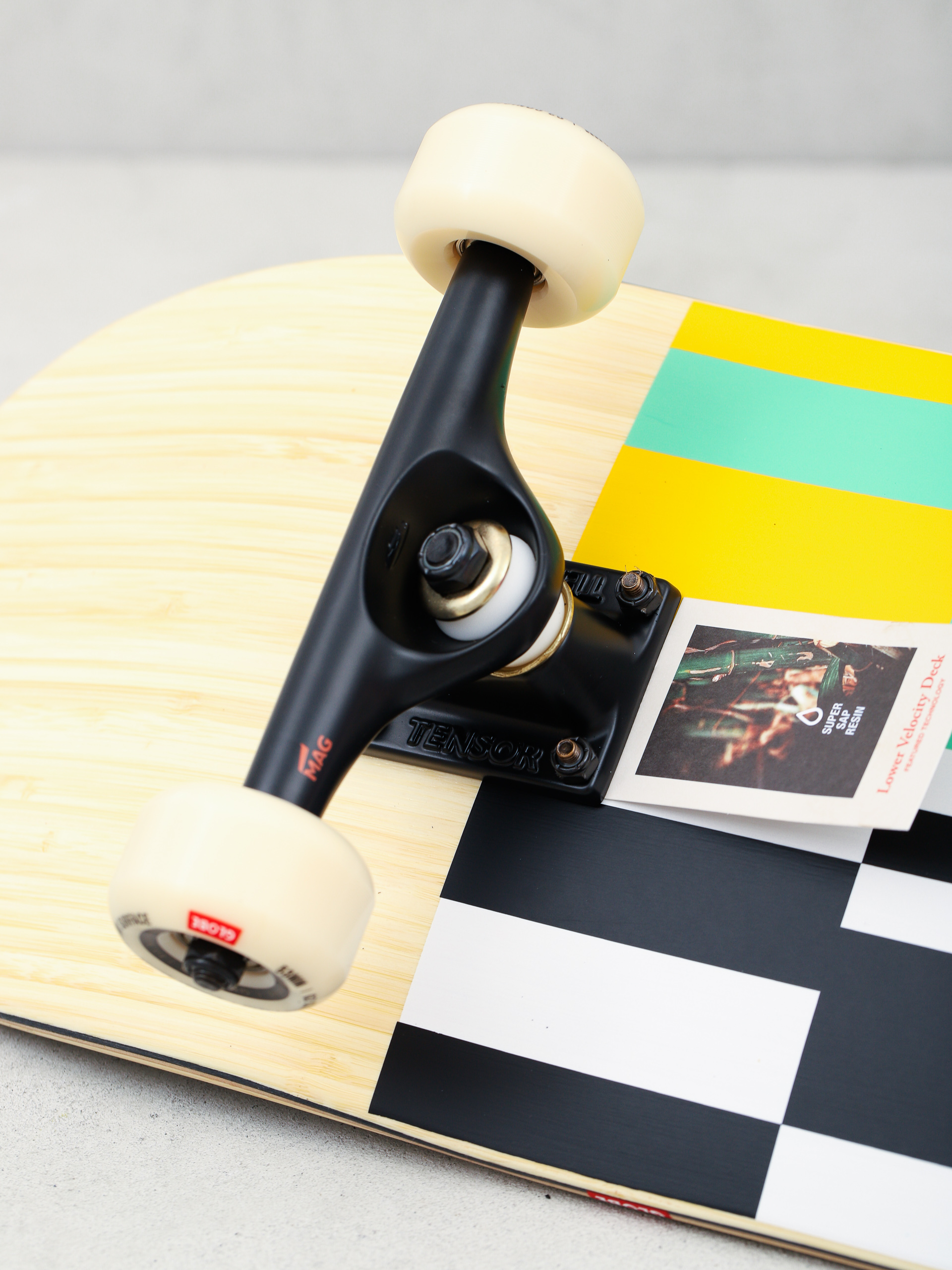 Globe G3 Check Please Skateboard - multicolor (bamboo/turbo)
