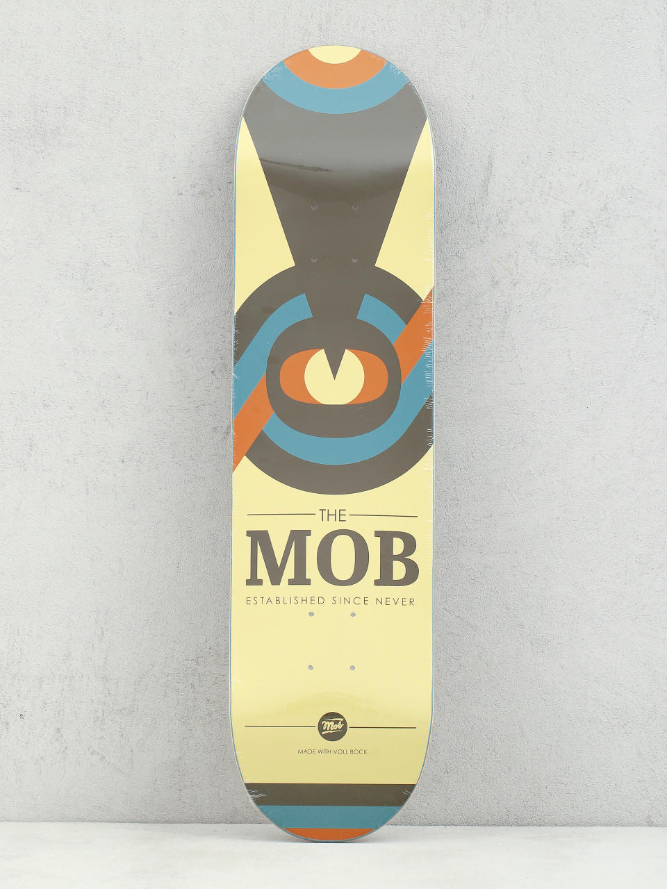 Mob Skateboards Eyechart Deck (yellow)