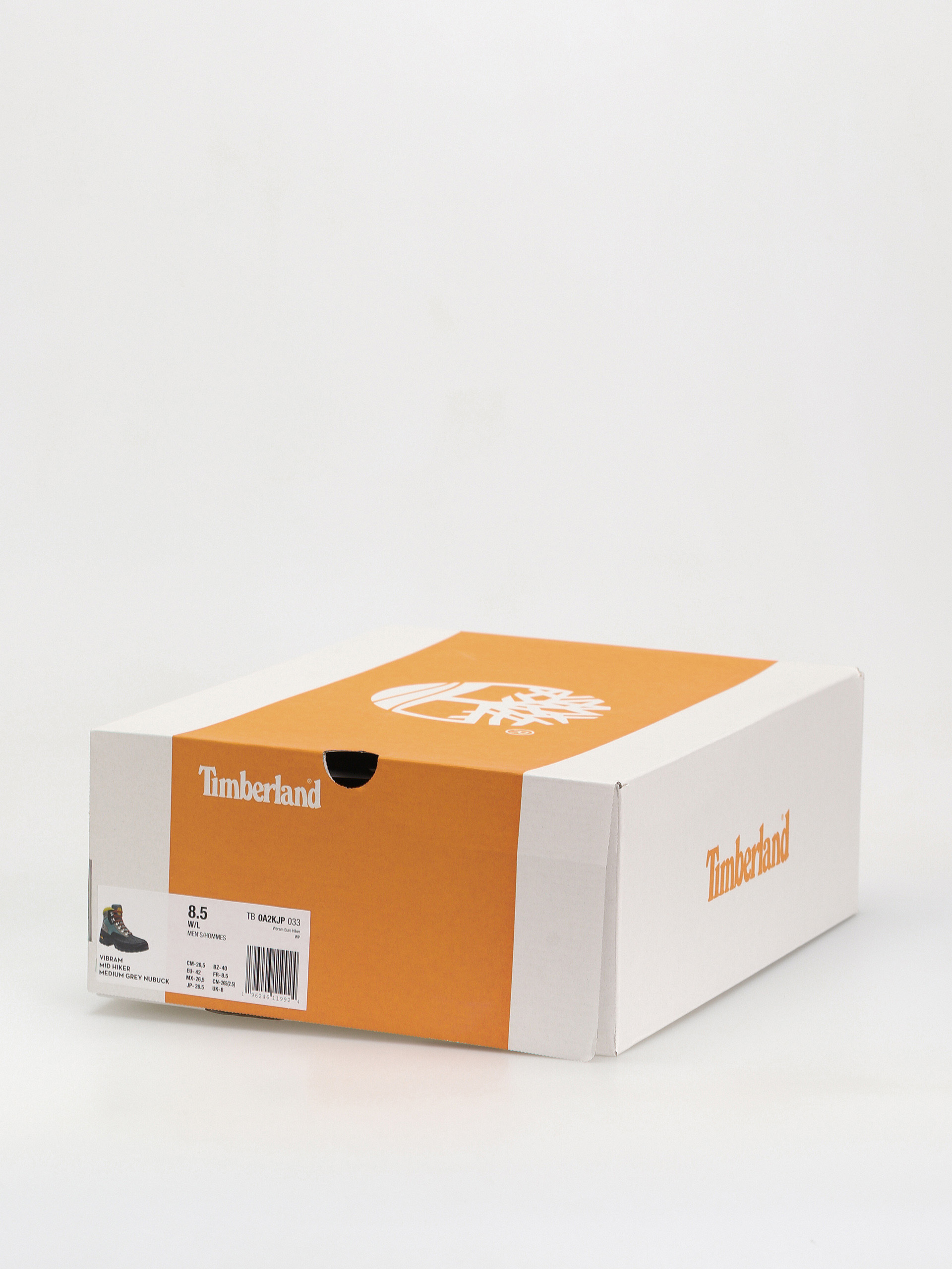Timberland Vibram Euro Hiker Wp Shoes (medium grey nubuck)