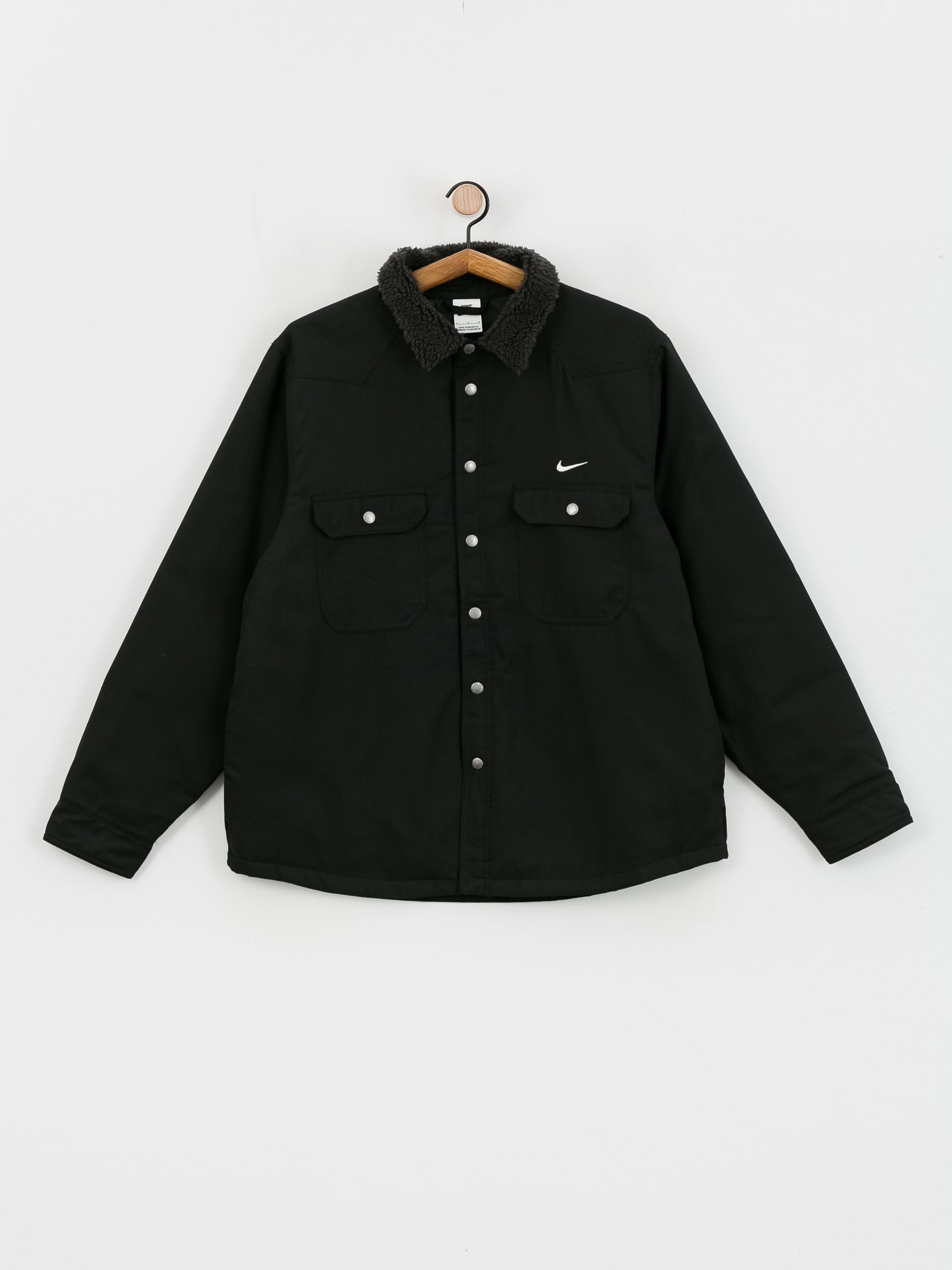 Nike SB Padded Flannel Jacket - black (black/off noir/white)