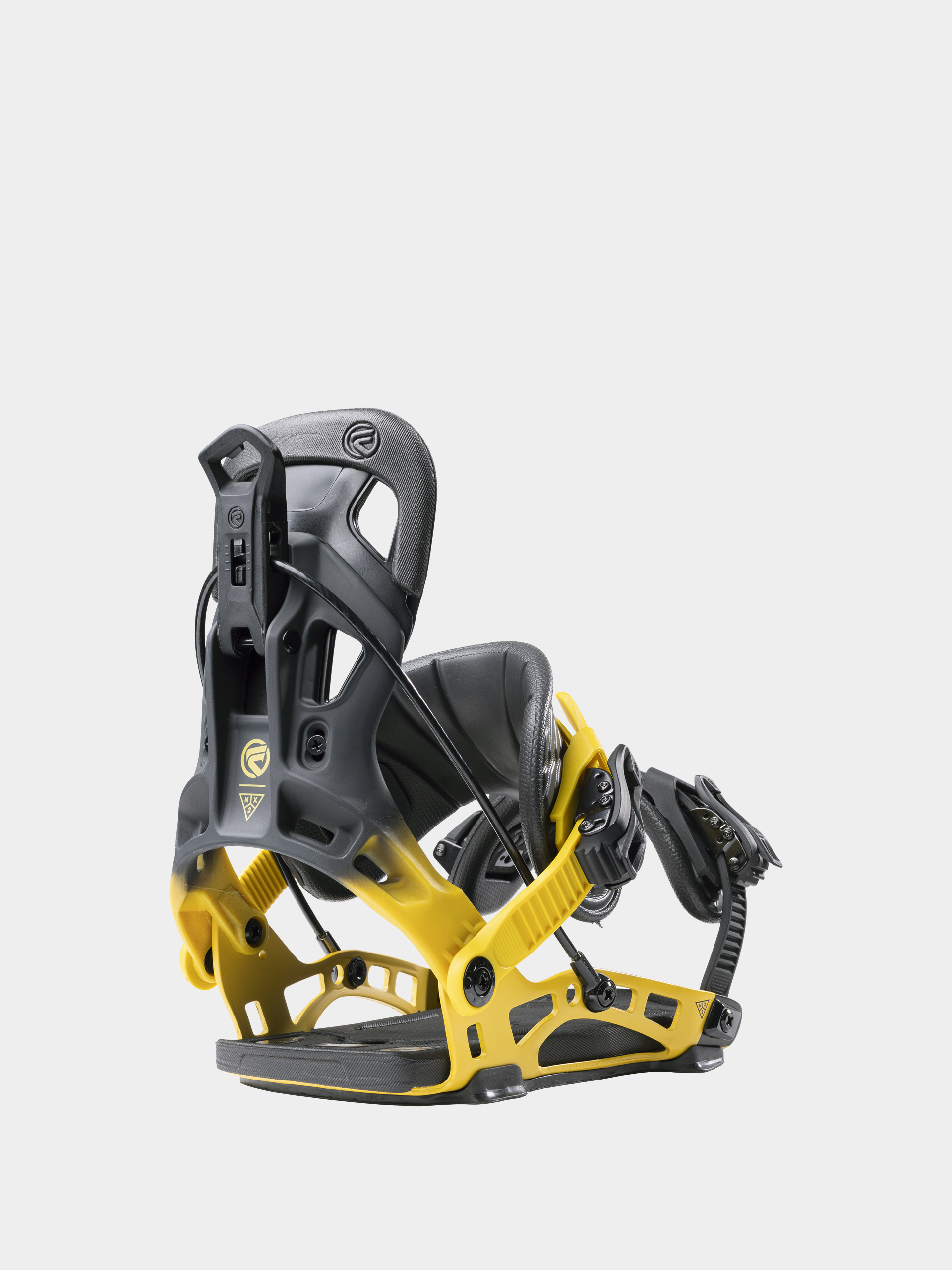 Flow NX2 スノーボードビンディング L イエロー Flow Nx2 Snowboard bindings - yellow, black (steel mustard)