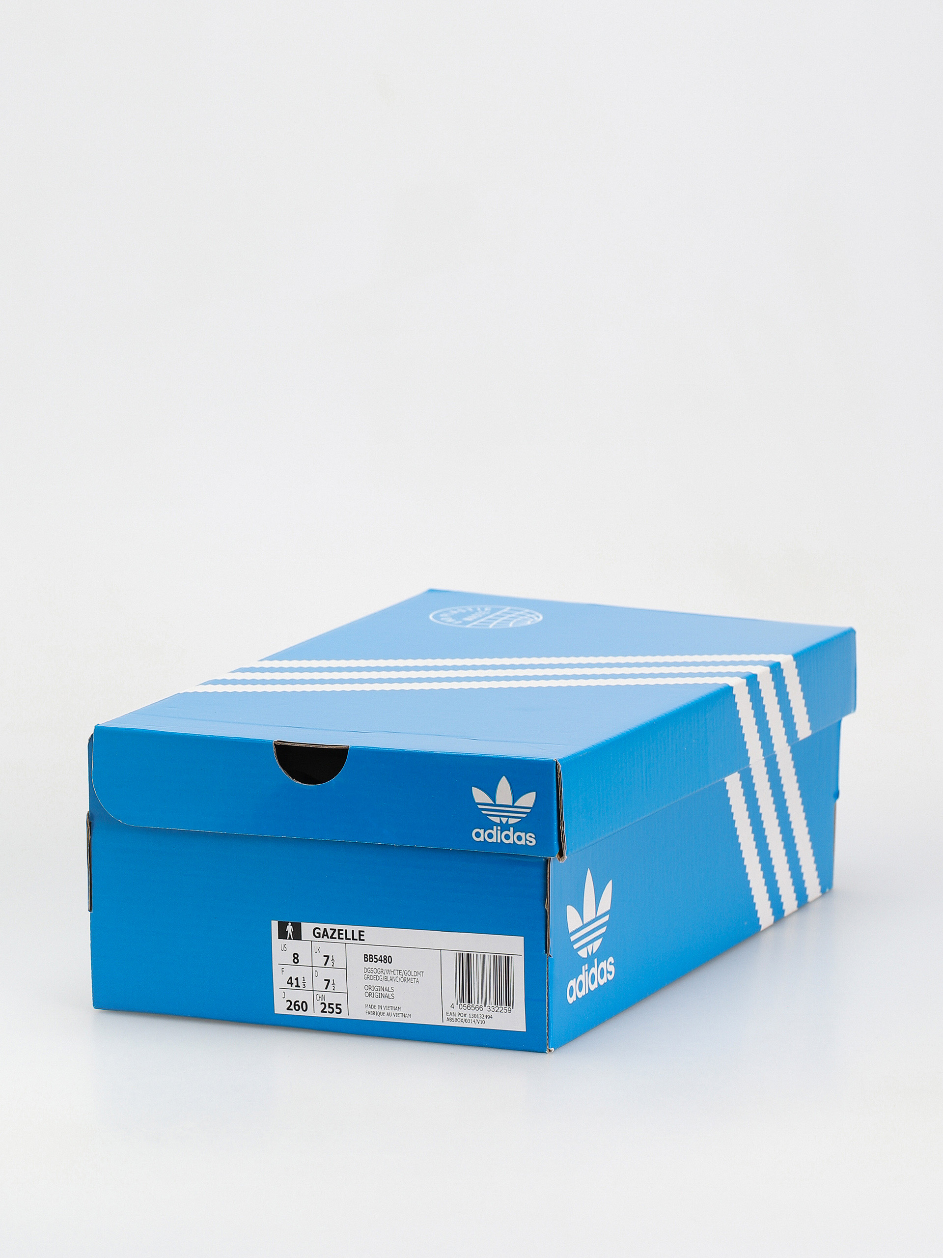 adidas Originals Gazelle Shoes (dgsogr/white/goldmt)