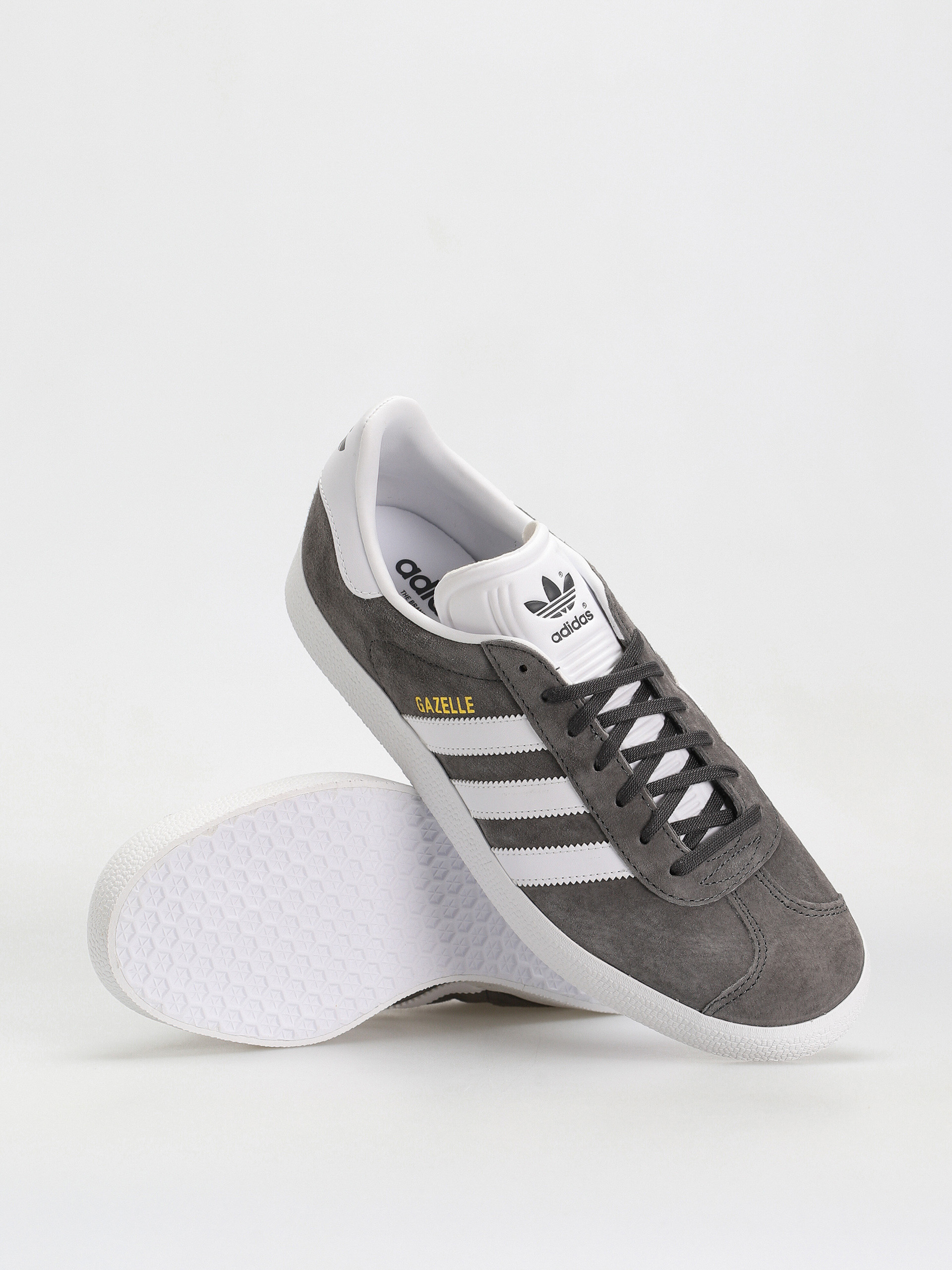 adidas Originals Gazelle Shoes (dgsogr/white/goldmt)