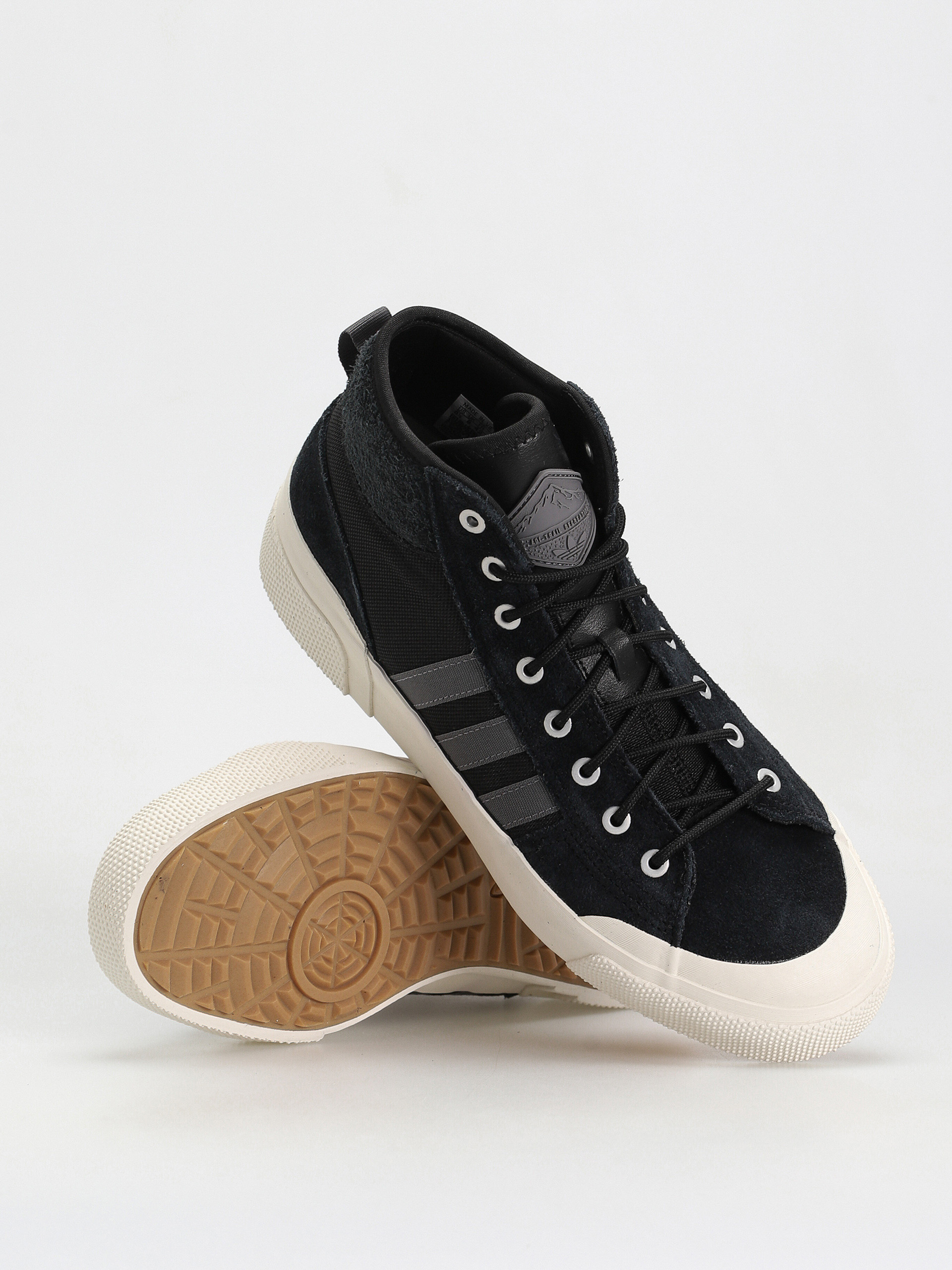 adidas Originals Nizza Hi Rf Atr Shoes (cblack/cwhite/grefiv)