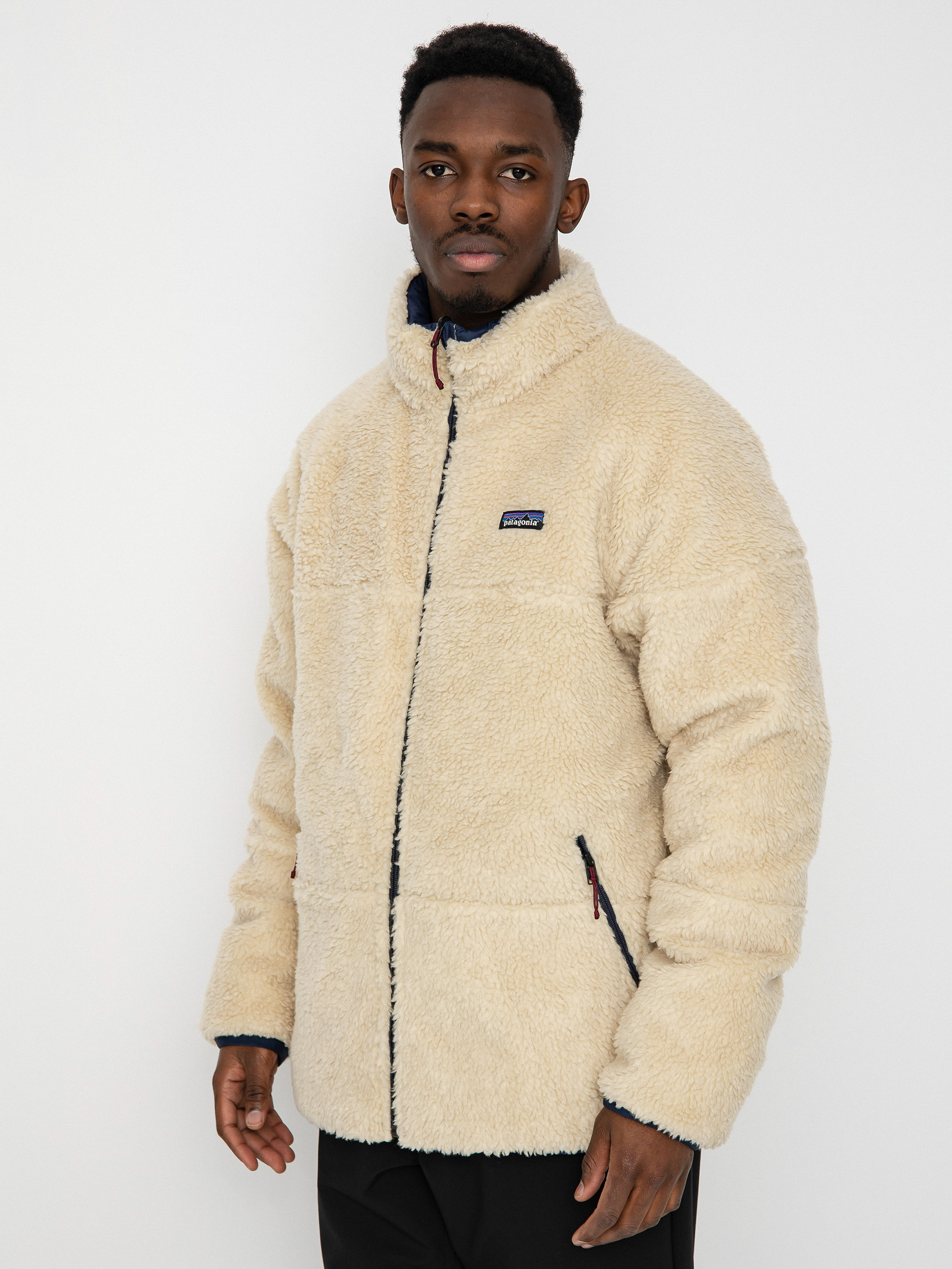 Patagonia Reversible Silent Down Jacket (new navy)