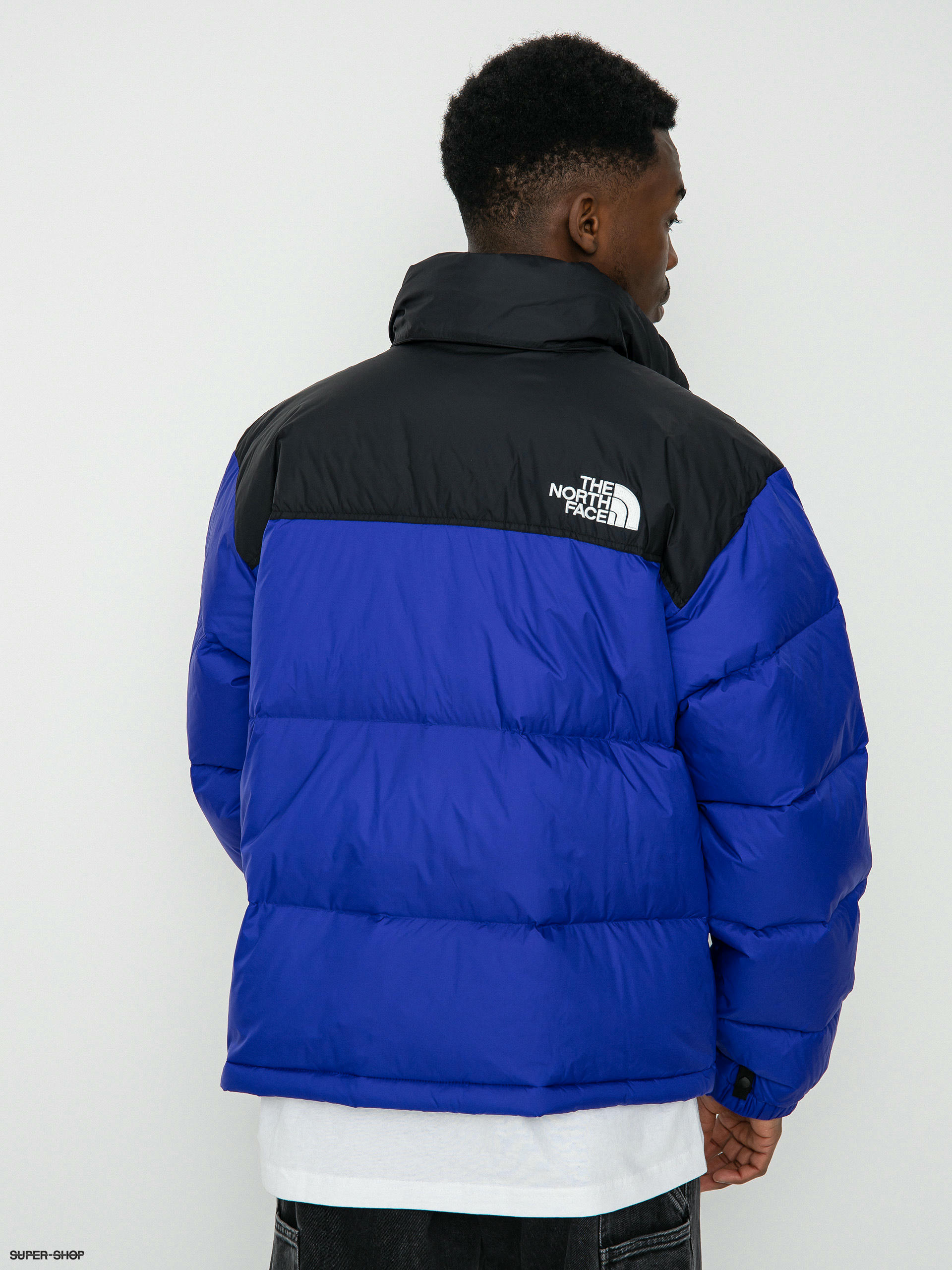 Royal blue north face on sale jacket