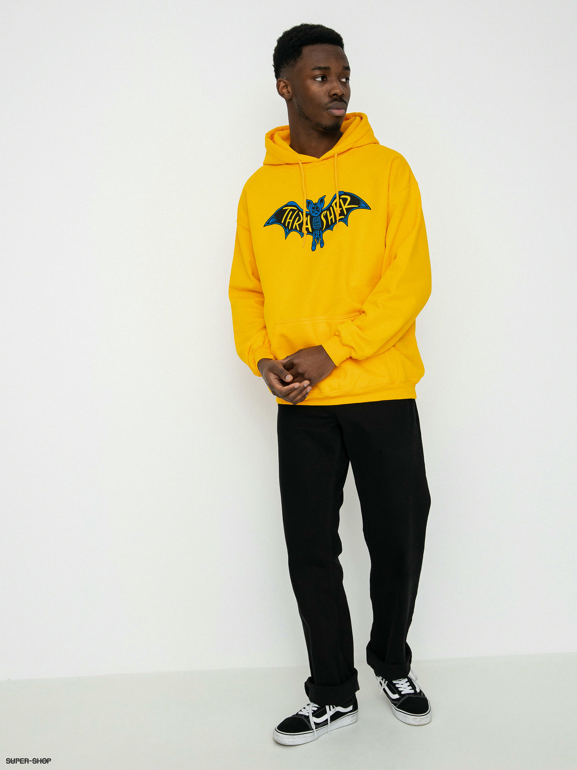 Thick yellow clearance hoodie