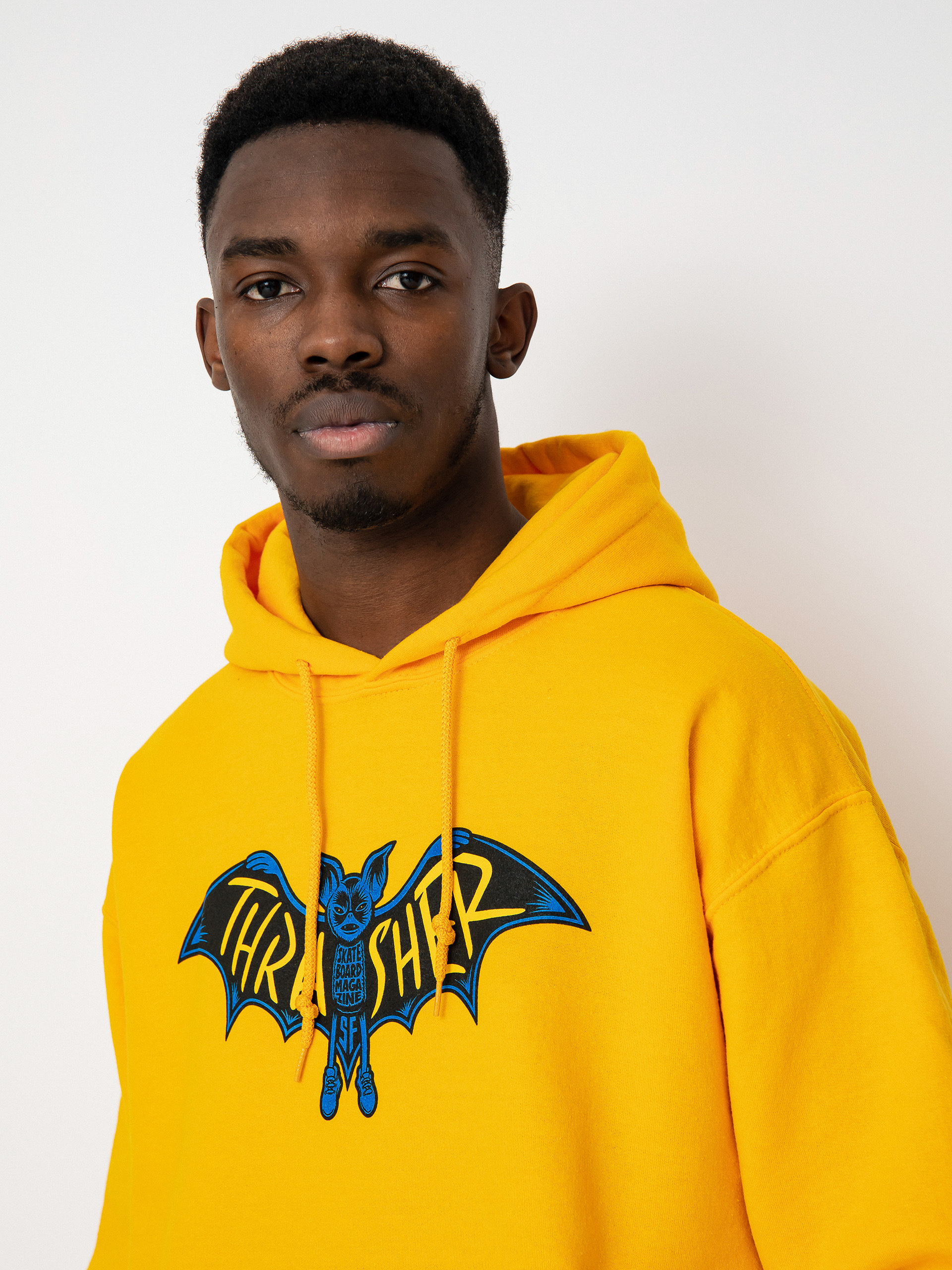 Thrasher Bat HD Hoodie (gold)