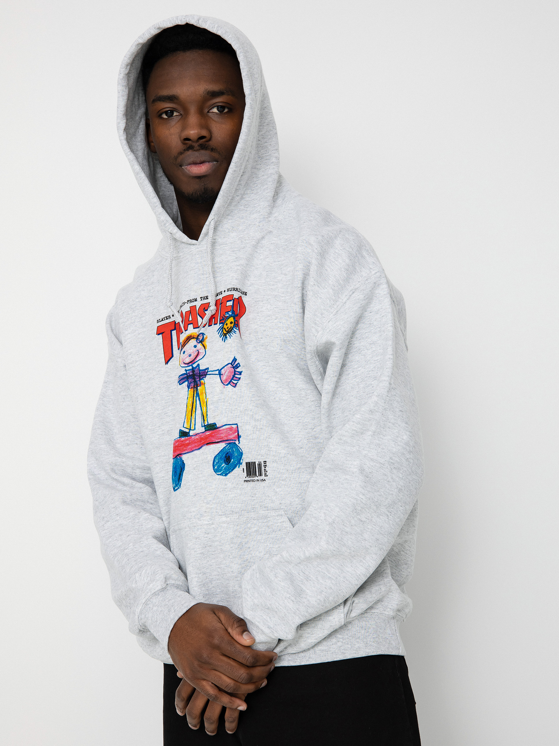Thrasher Kid Cover HD Hoodie (ash)