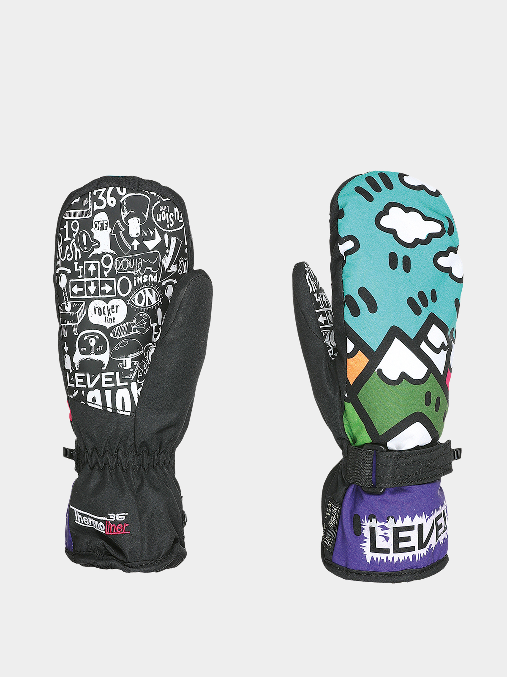 Level Junior Mitt JR Gloves (purple)