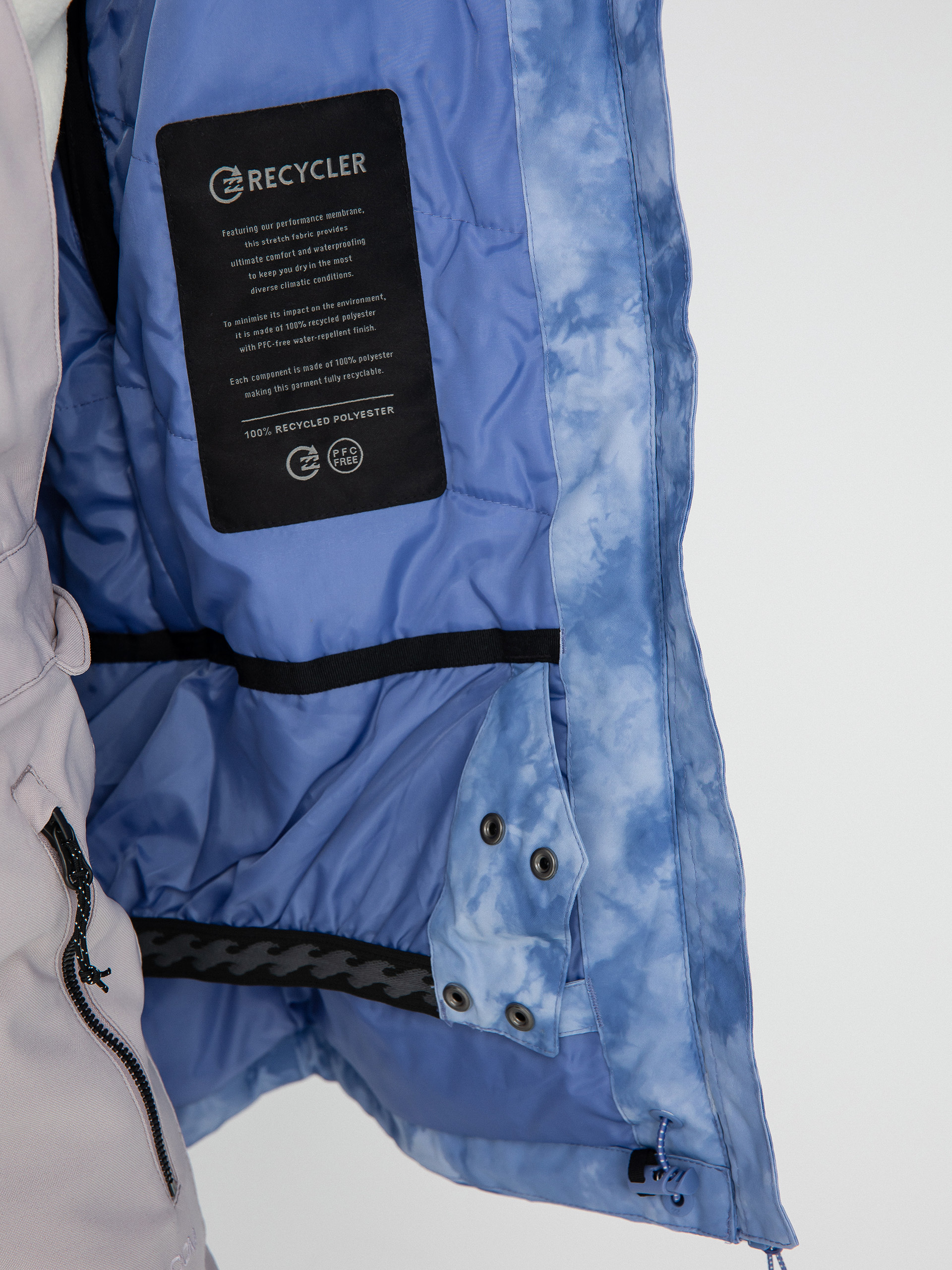 Damen Billabong Adiv Sula Snowboardjacke (cloudy sky)