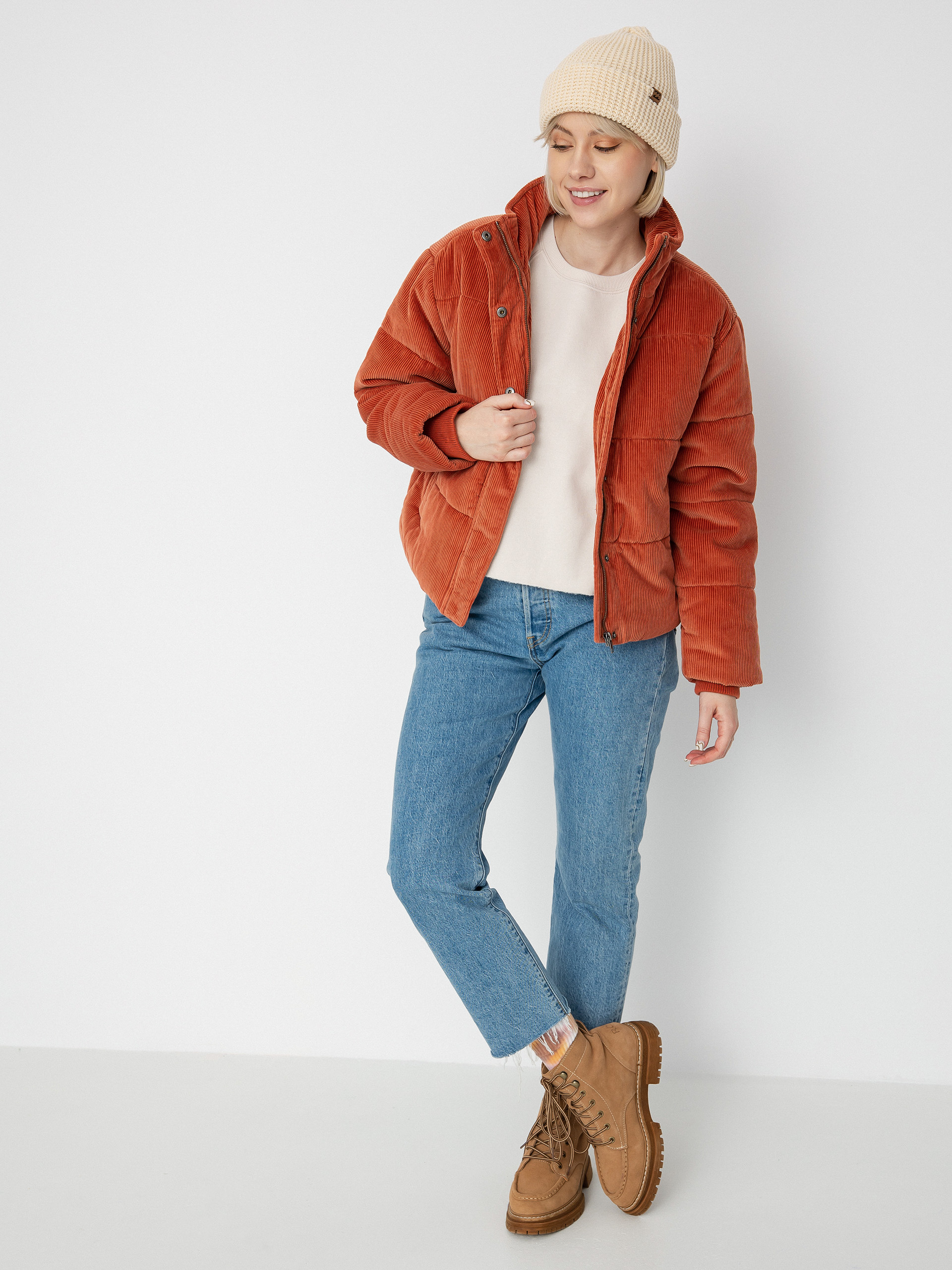RVCA Eezeh Puffer Jacket Wmn (cinnamon)