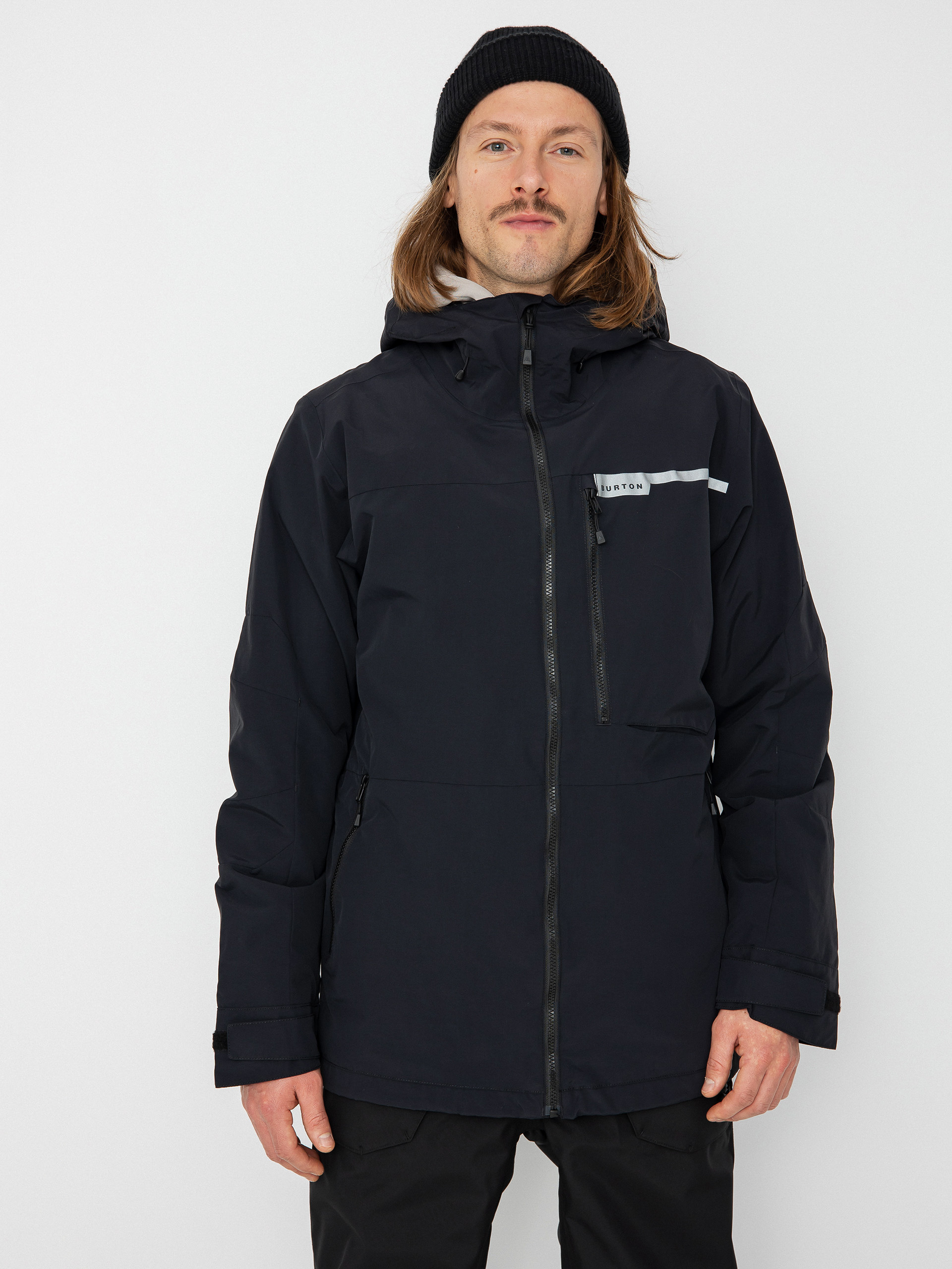 Mens Burton Peasy Snowboard jacket (true black)