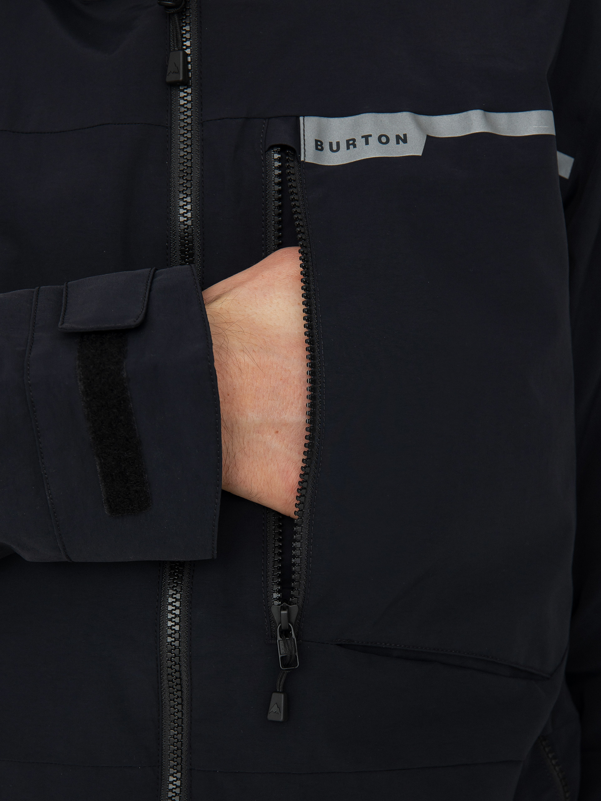 Mens Burton Peasy Snowboard jacket (true black)