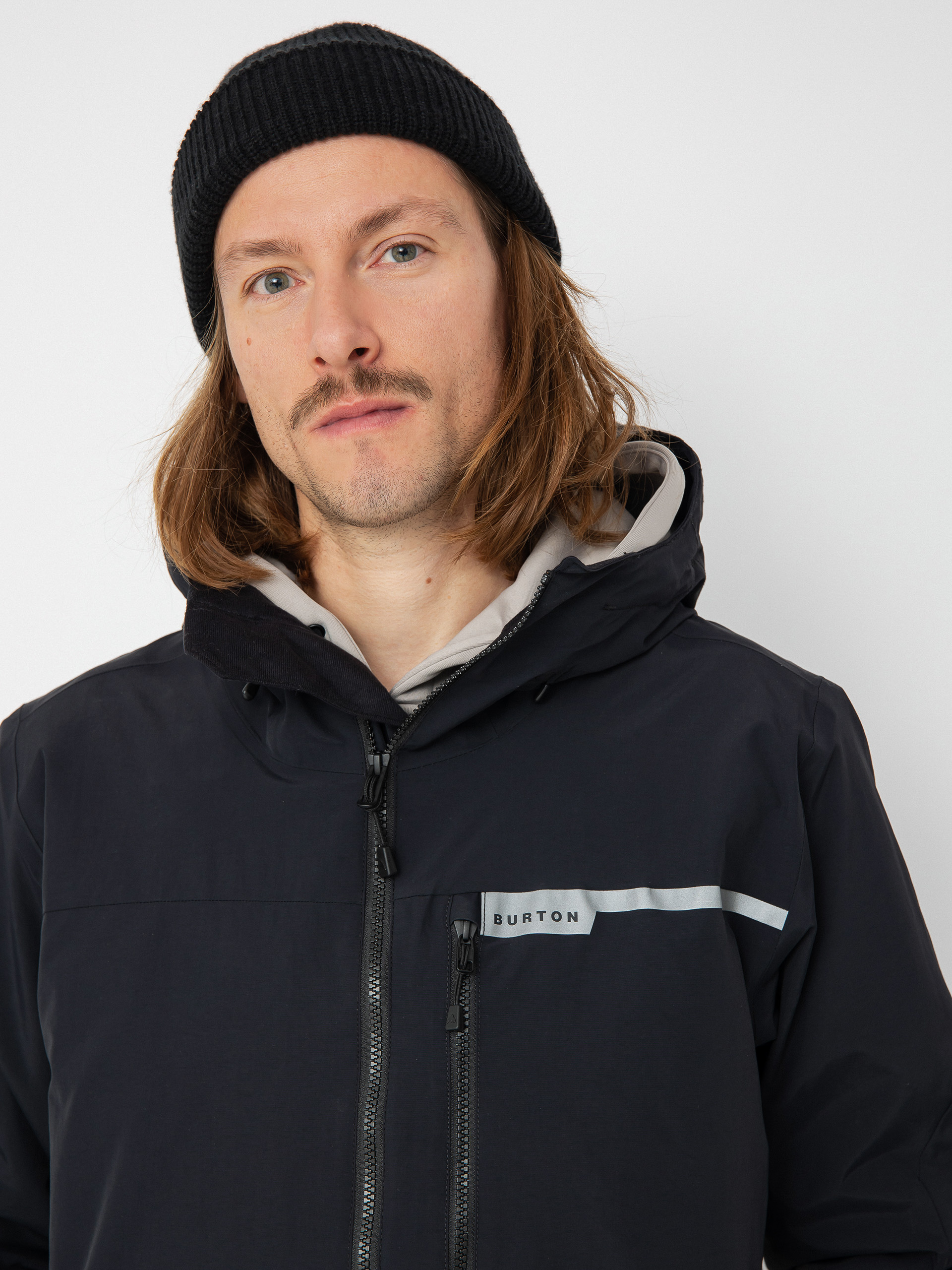 Mens Burton Peasy Snowboard jacket (true black)