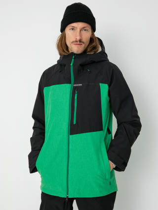 Burton Lodgepole Snowboardjacke (true black/clover green)