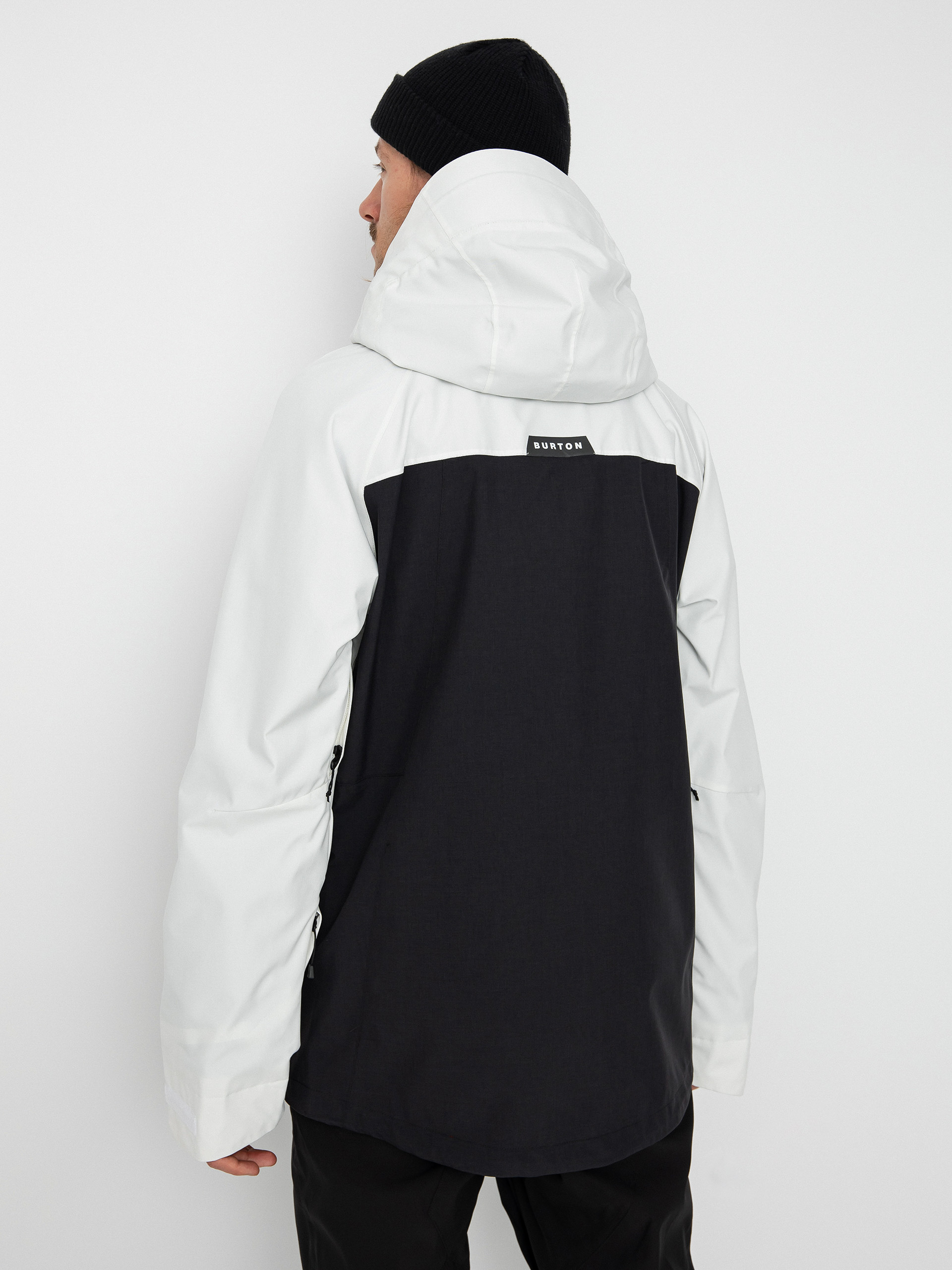 BURTONメンズLODGEPOLE JK Lサイズ ホワイト/ブラック新品 Burton 2024 Men's Lodgepole 2L Jacket - Stout White/True