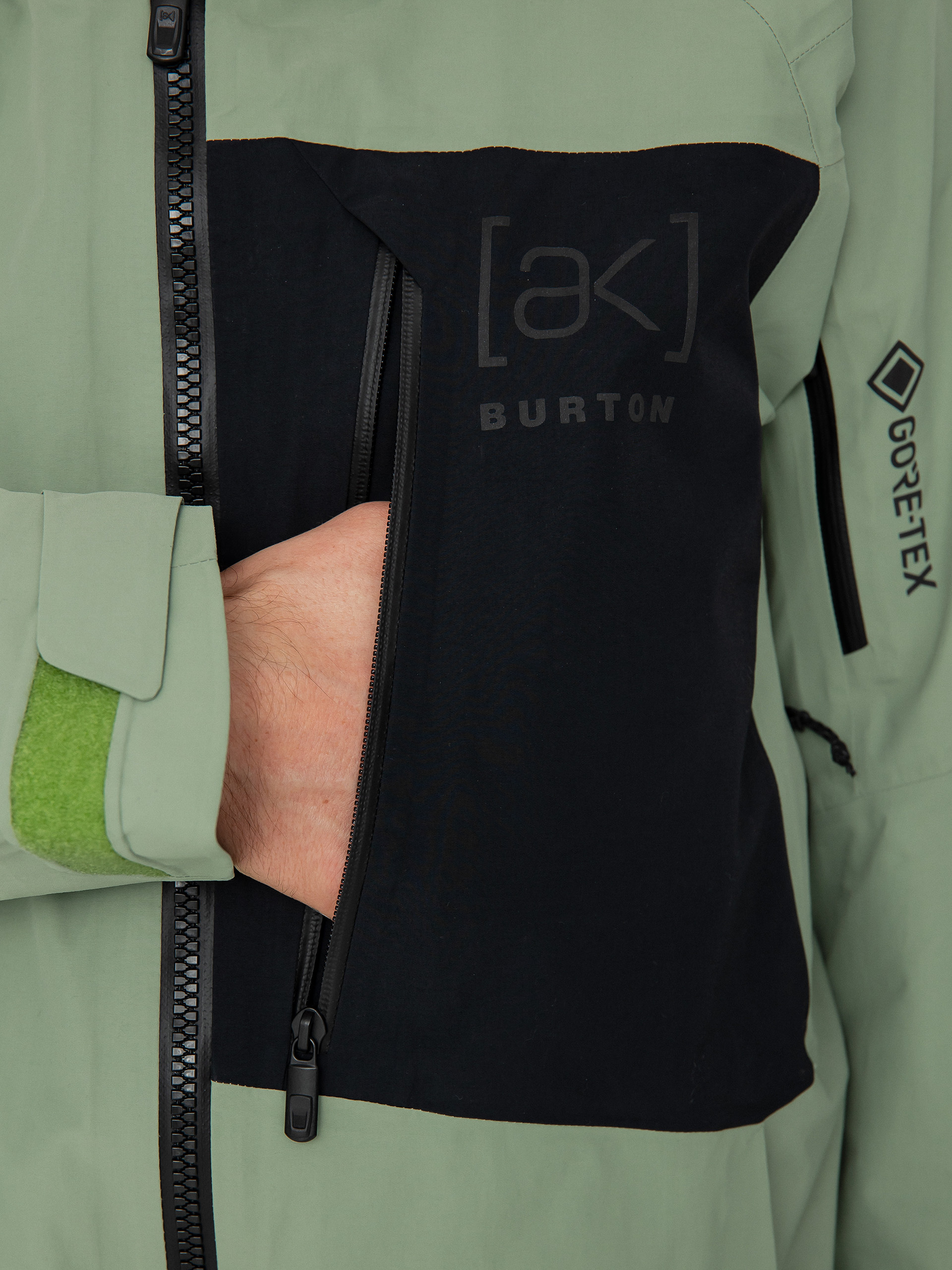 Herren Burton Ak Cyclic Gore Tex 2L Snowboardjacke (hedge green/true black)