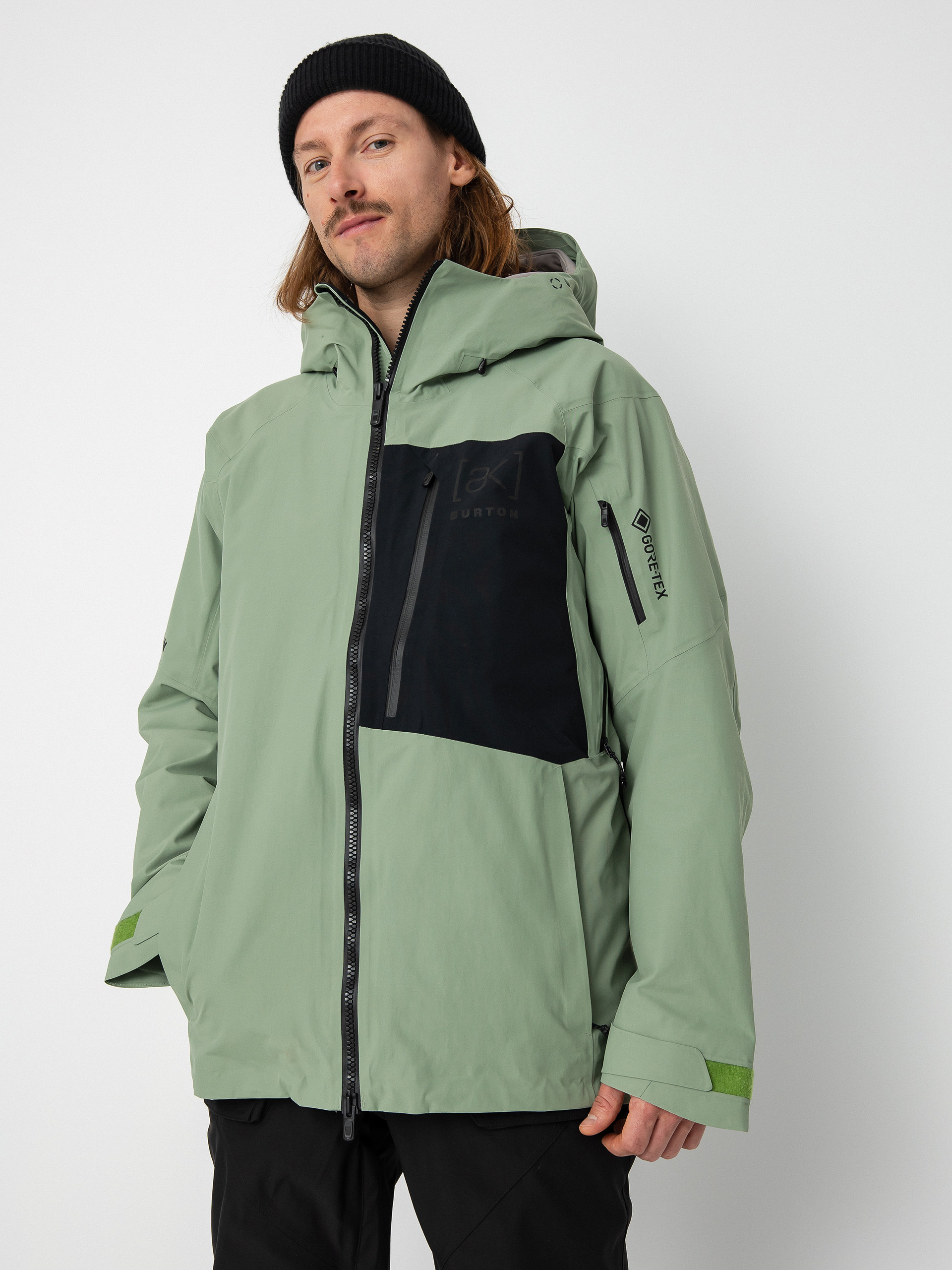 Herren Burton Ak Cyclic Gore Tex 2L Snowboardjacke (hedge green/true black)