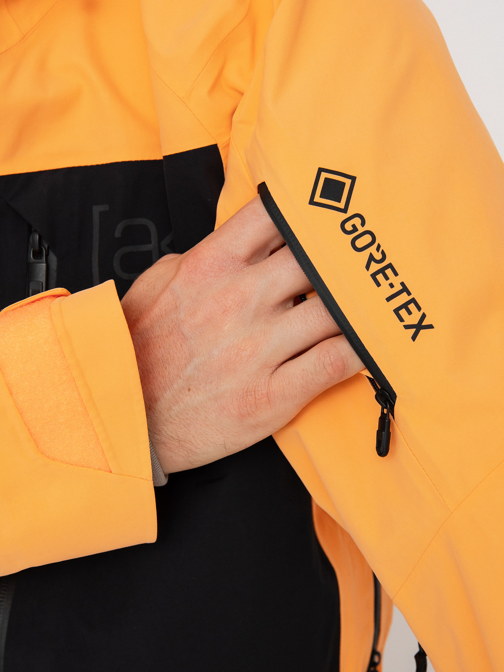 Mens Burton Ak Cyclic Gore Tex 2L Snowboard jacket (salmon buff/true black)