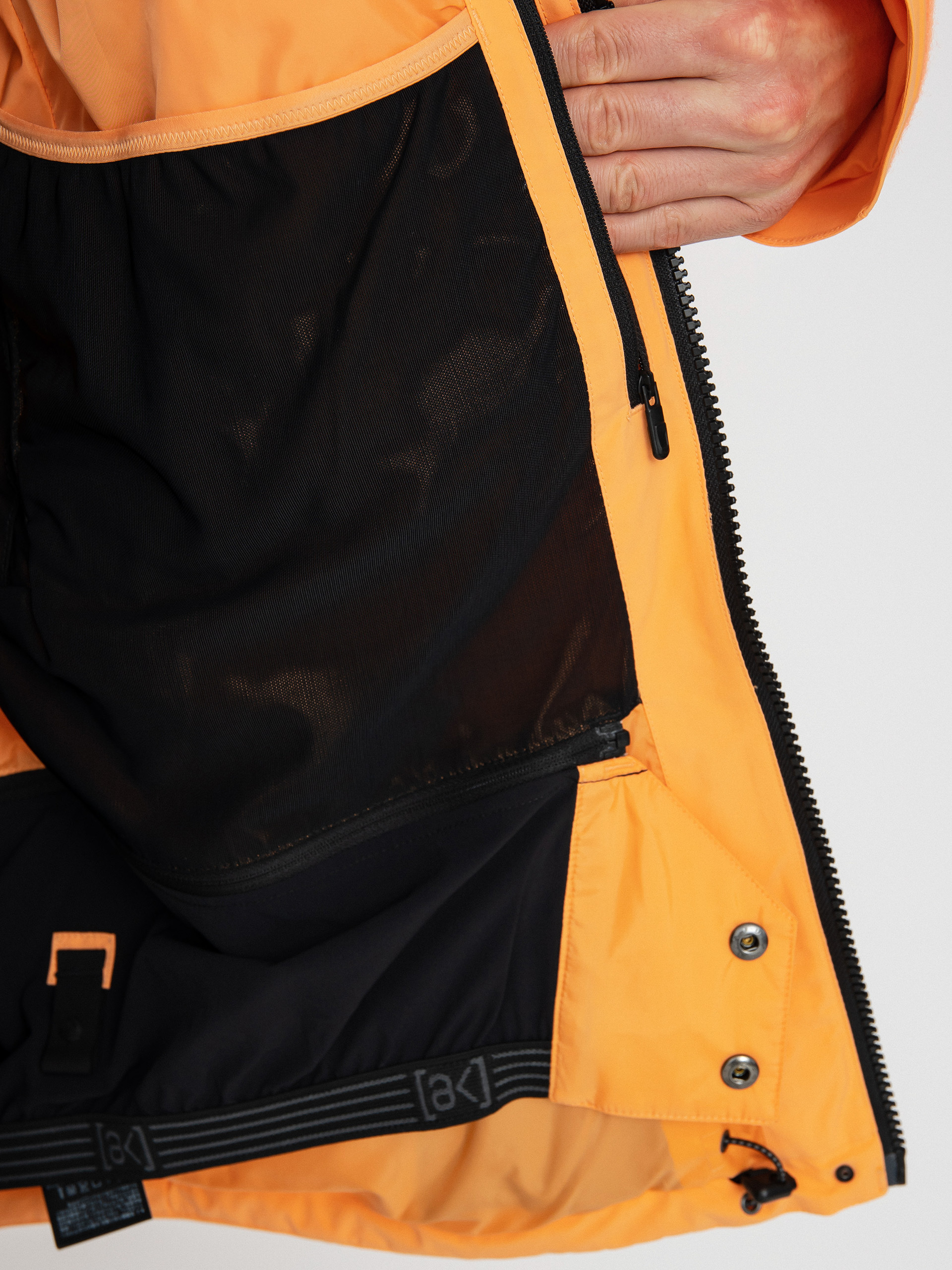 Mens Burton Ak Cyclic Gore Tex 2L Snowboard jacket (salmon buff/true black)