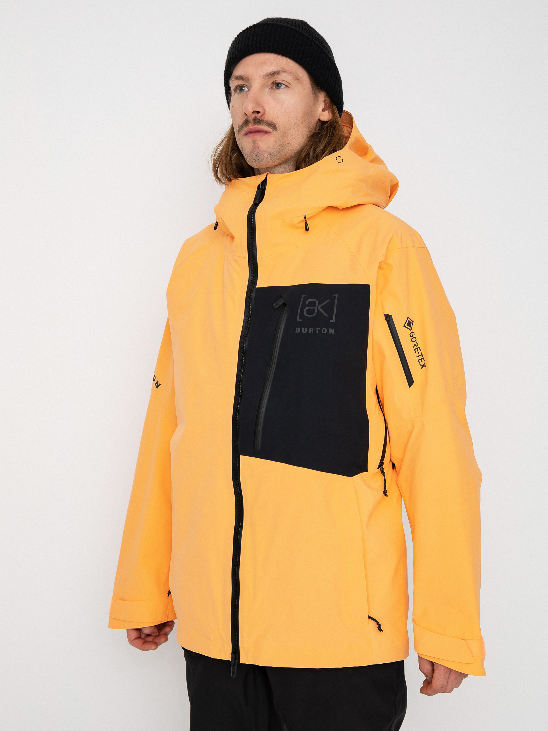 Mens Burton Ak Cyclic Gore Tex 2L Snowboard jacket (salmon buff/true black)