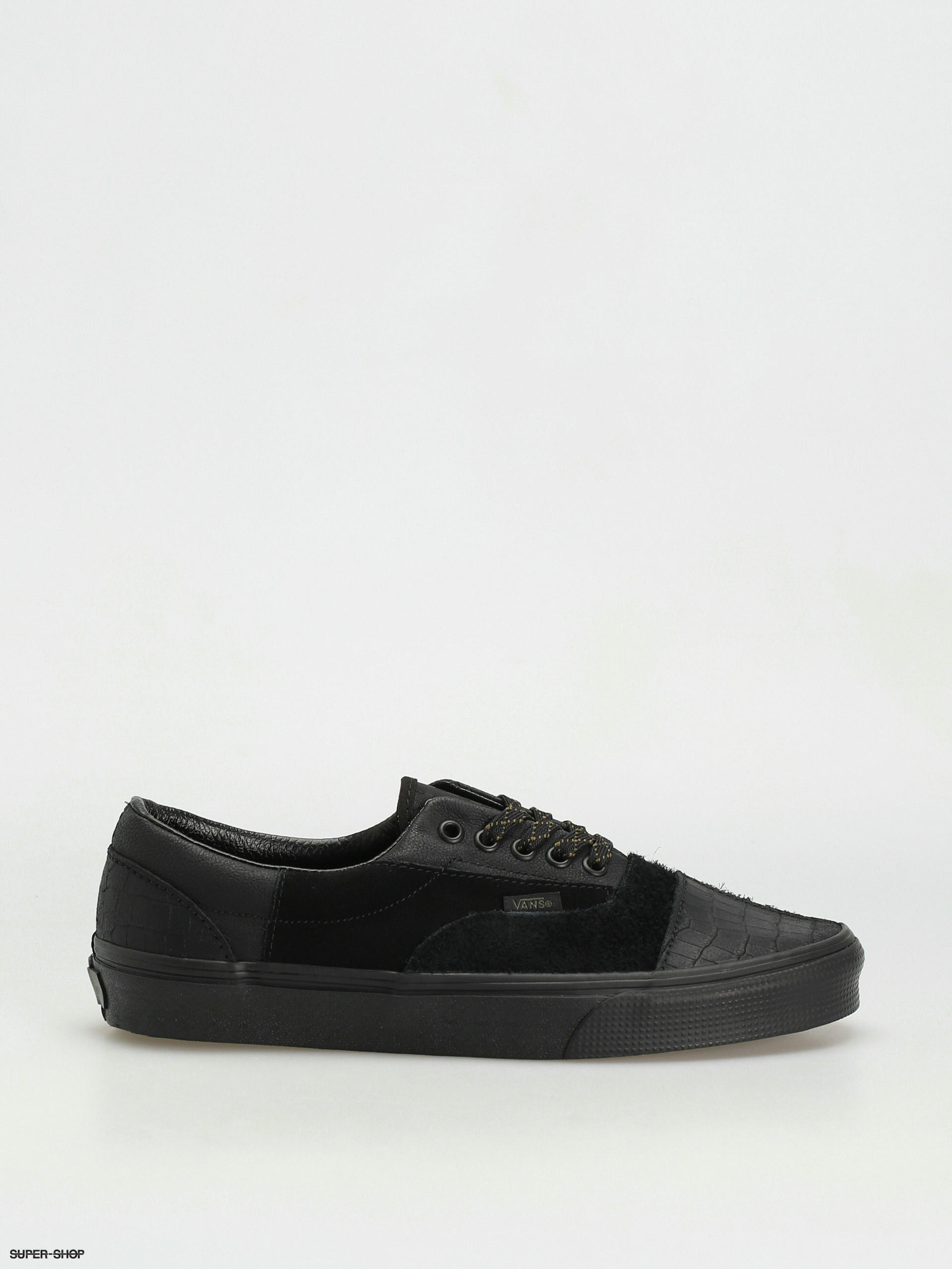 Vans era hot sale suede black