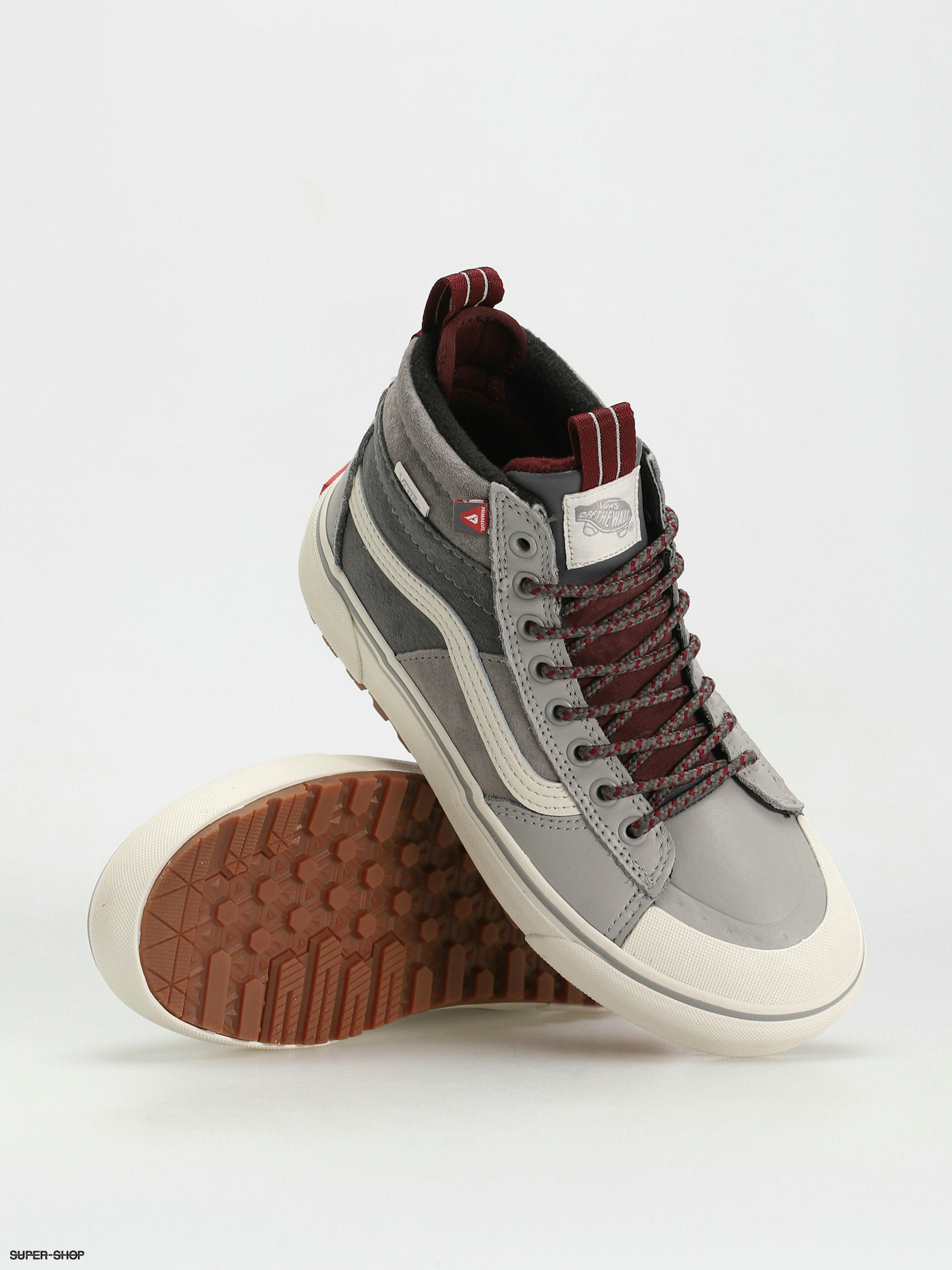 vans sentry sk8-hi wc skate shoe - drizzle