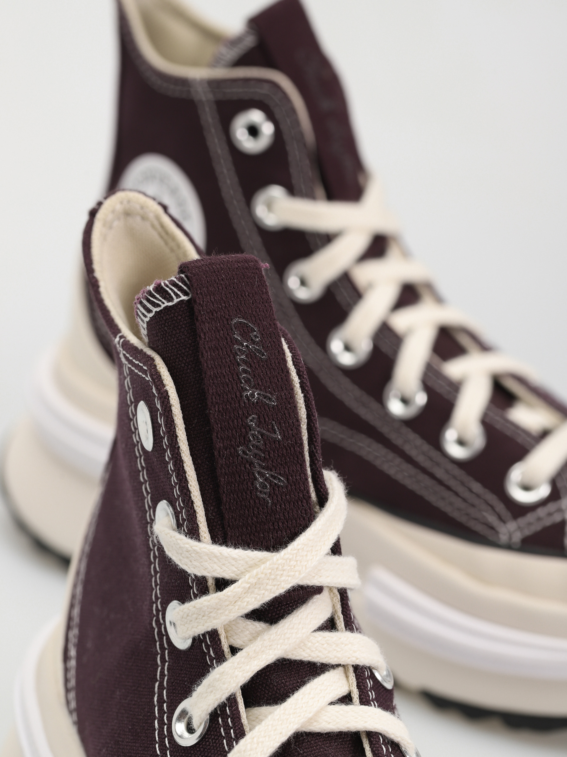 Converse Run Star Legacy CX Hi Shoes - burgundy (black cherry/white)