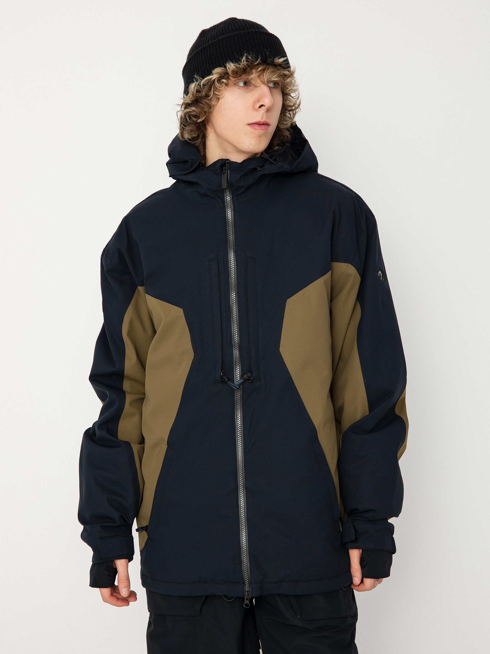 Mens Volcom Quad Angle 2L Tds Snowboard jacket (dark teak)