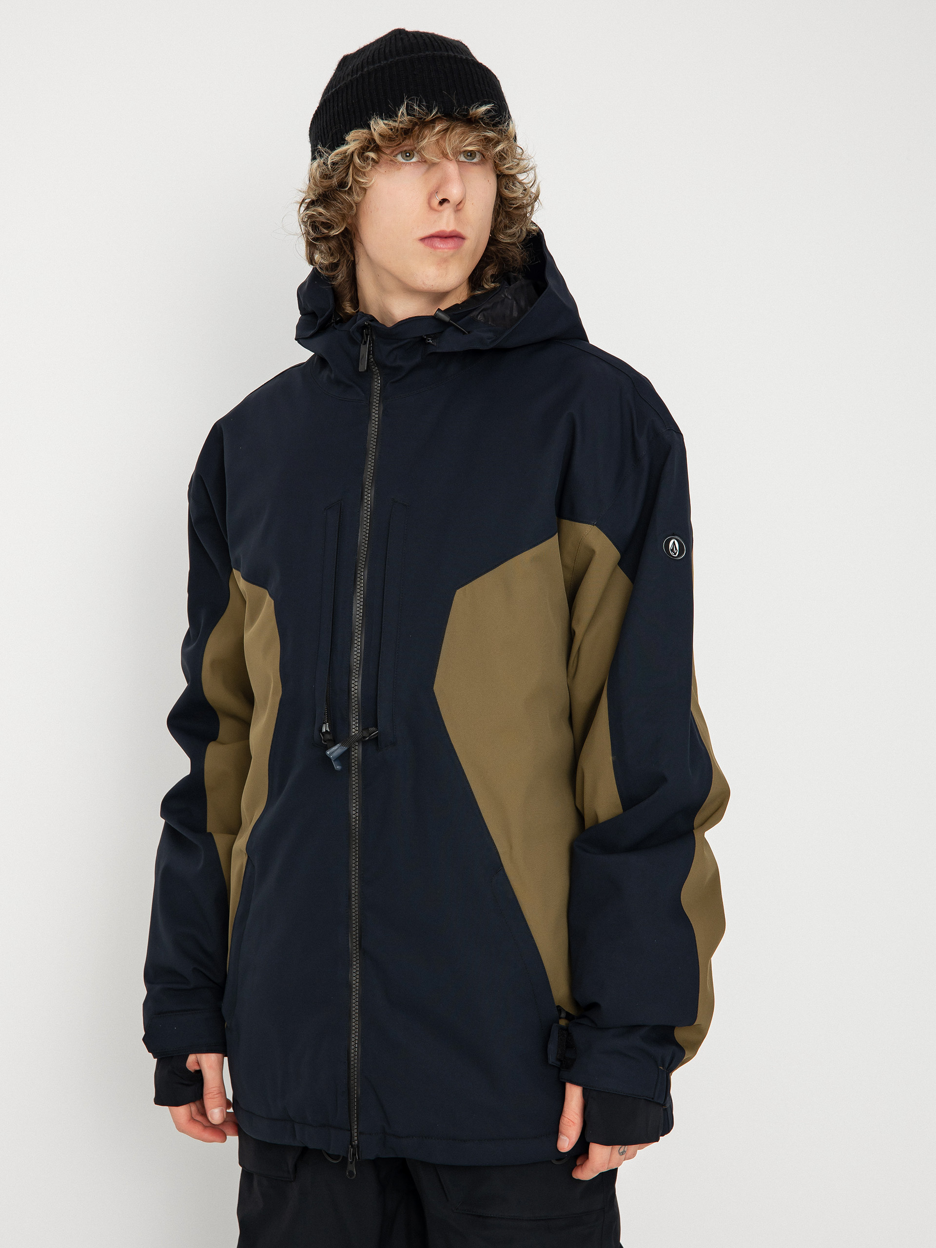 Mens Volcom Quad Angle 2L Tds Snowboard jacket (dark teak)