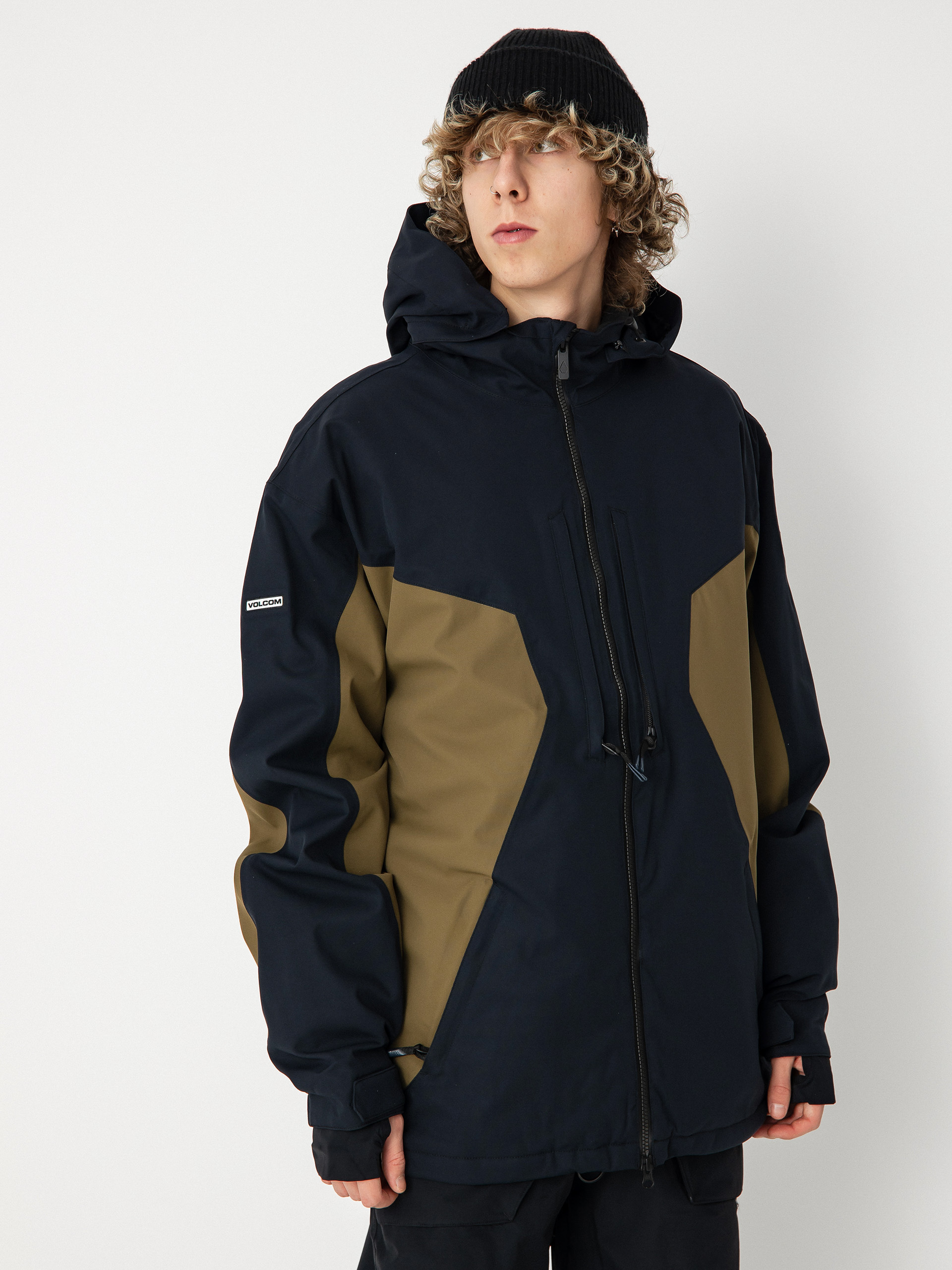 Mens Volcom Quad Angle 2L Tds Snowboard jacket (dark teak)