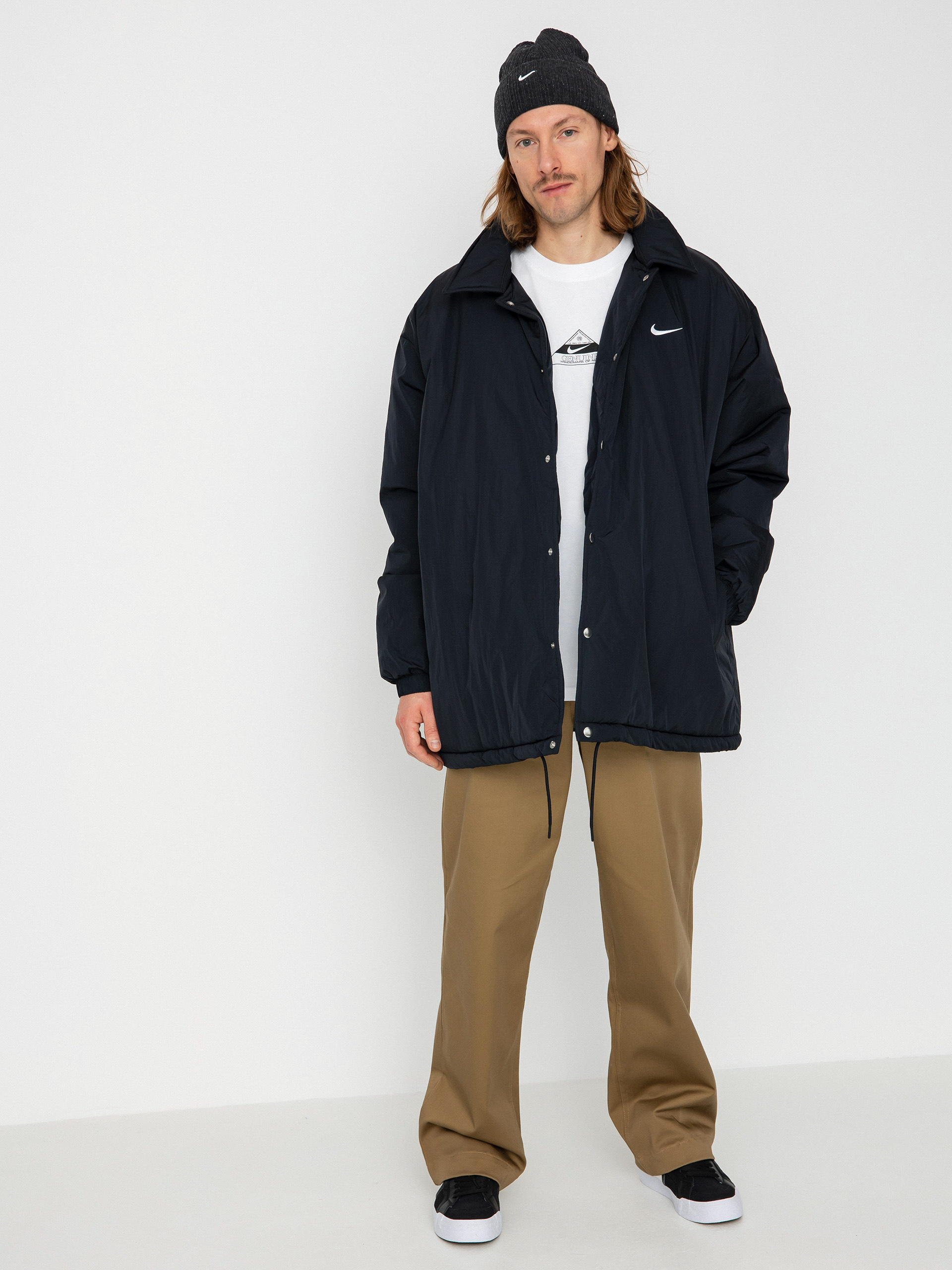 Nike SB Tf Filled Coaches Jacke (black/white)