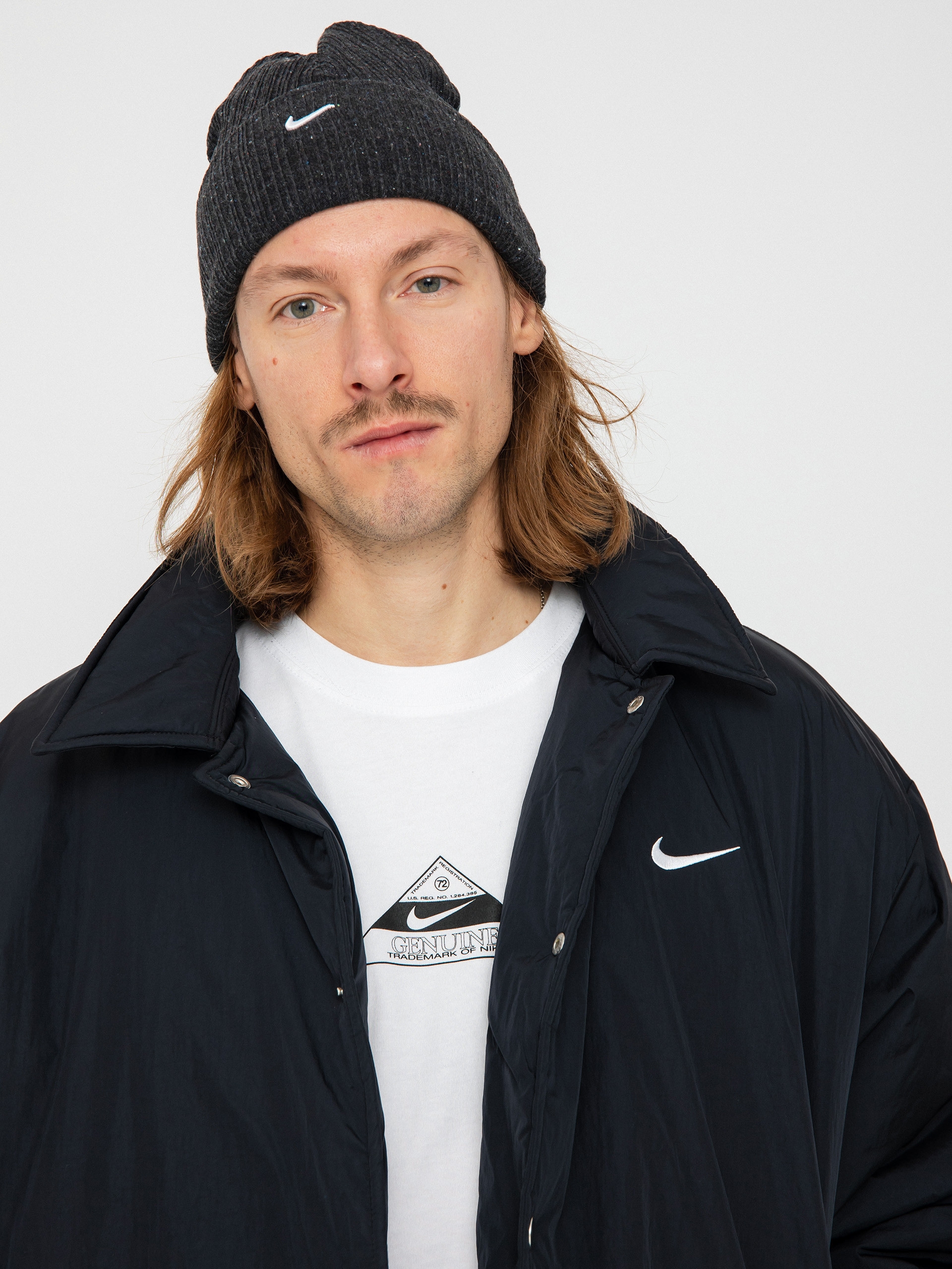 Nike SB Tf Filled Coaches Jacke (black/white)