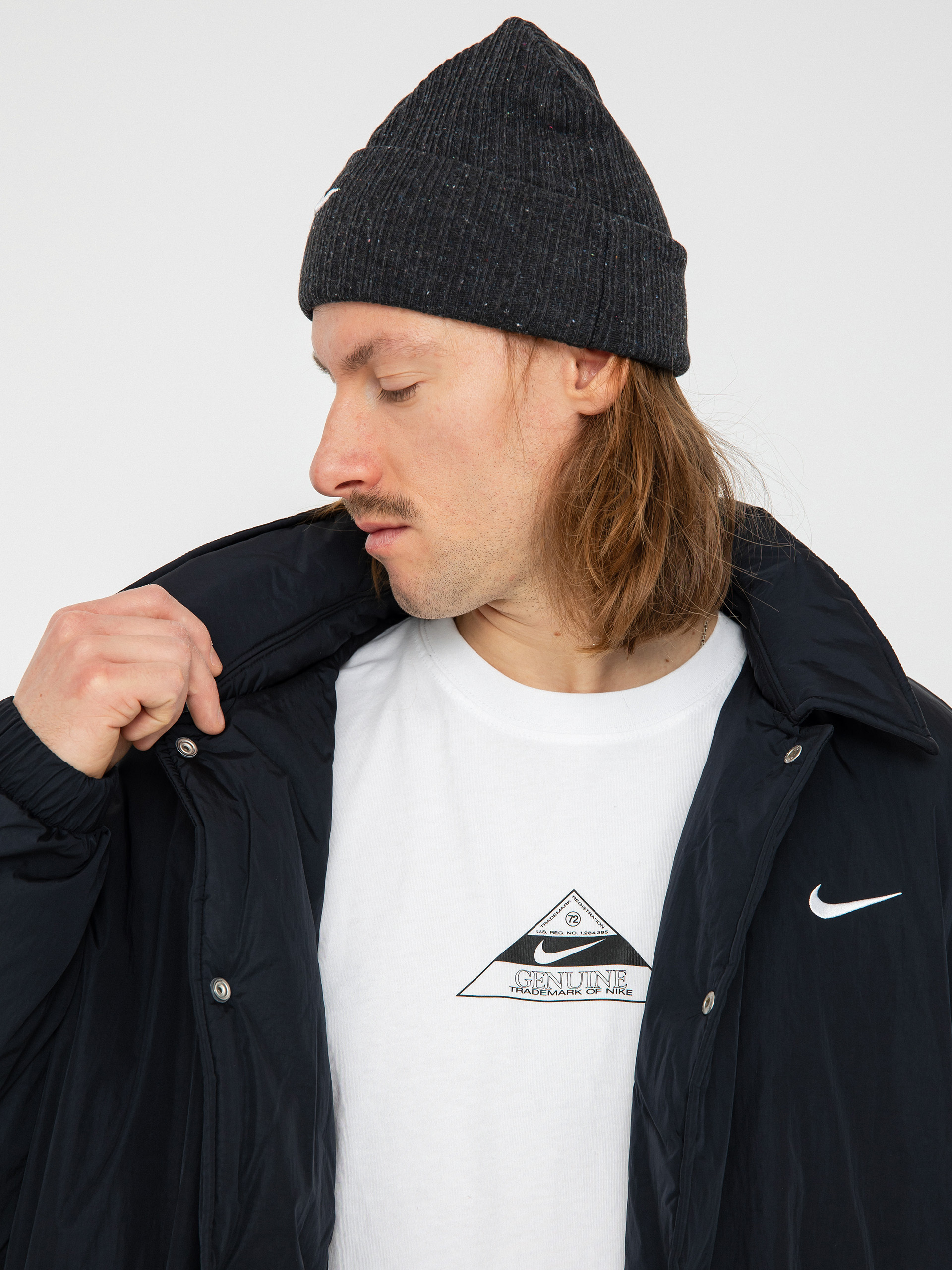 Nike SB Tf Filled Coaches Jacke (black/white)