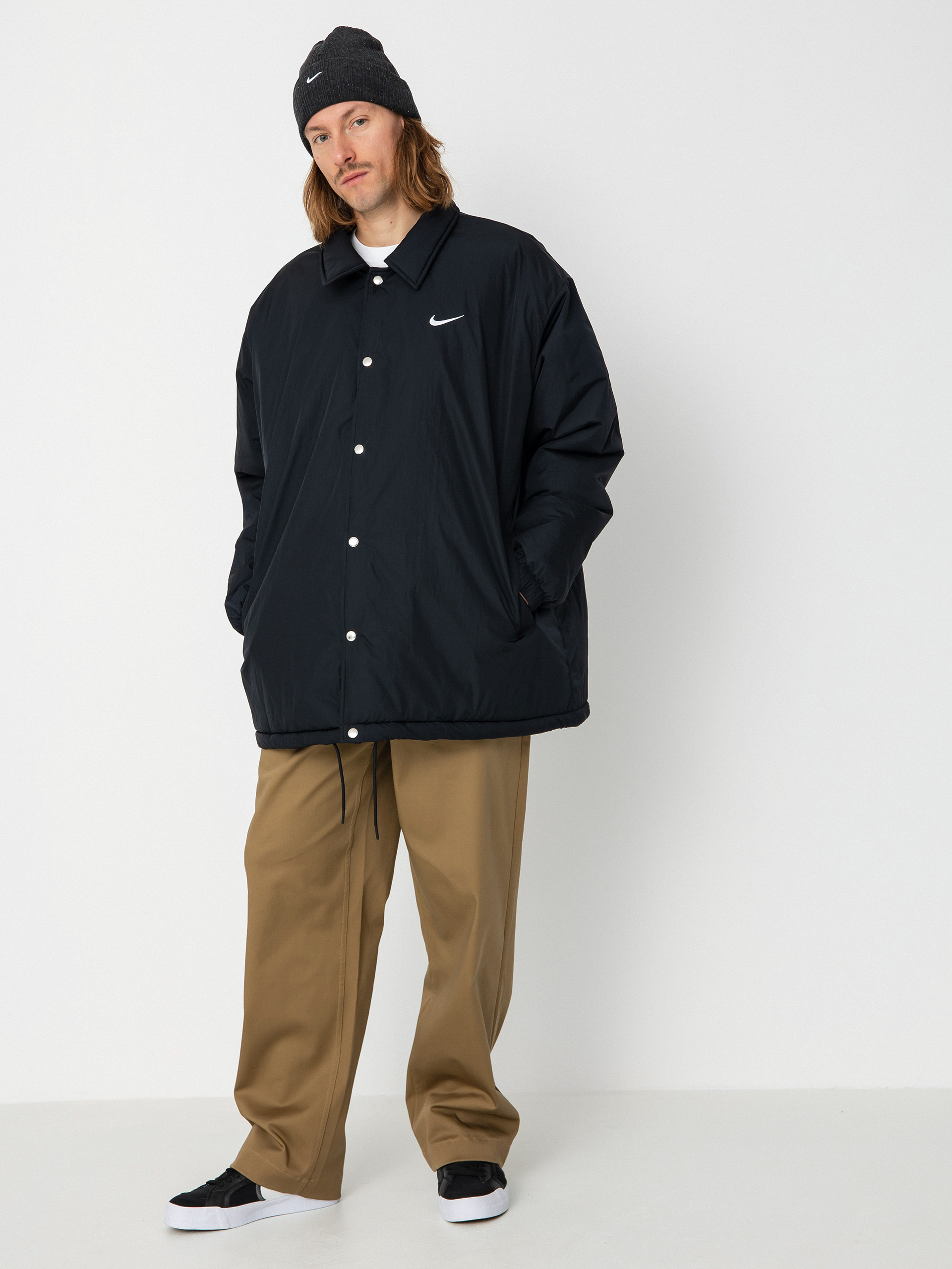 Nike SB Tf Filled Coaches Jacke (black/white)