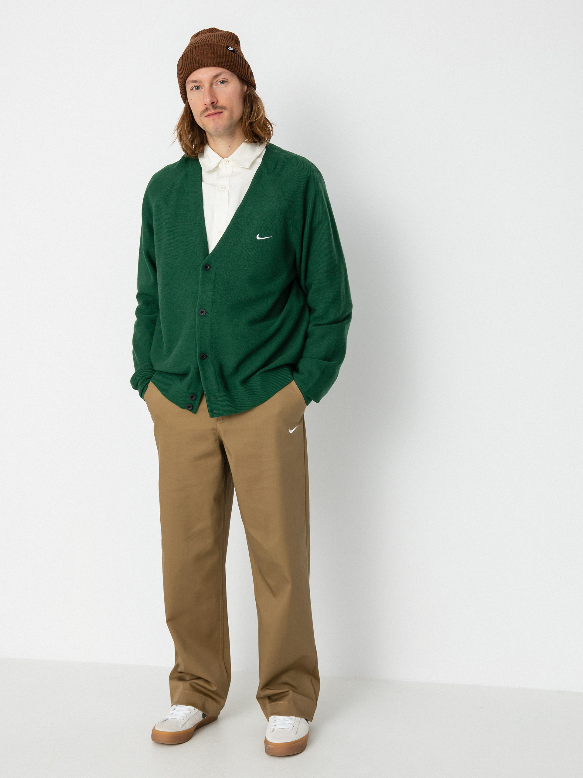 Nike SB Cardigan Pulli (gorge green/white)
