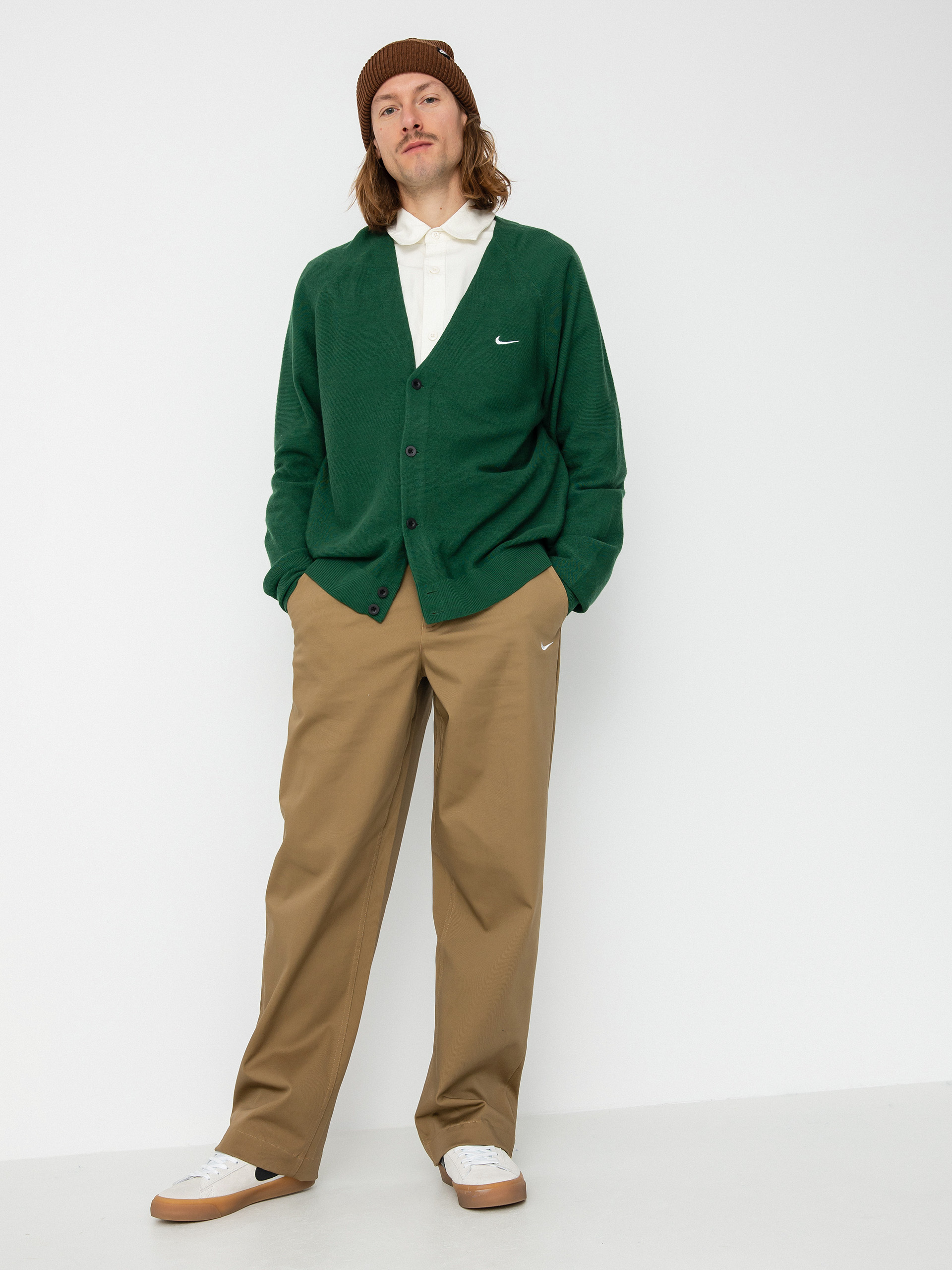 Nike SB Cardigan Pulli (gorge green/white)