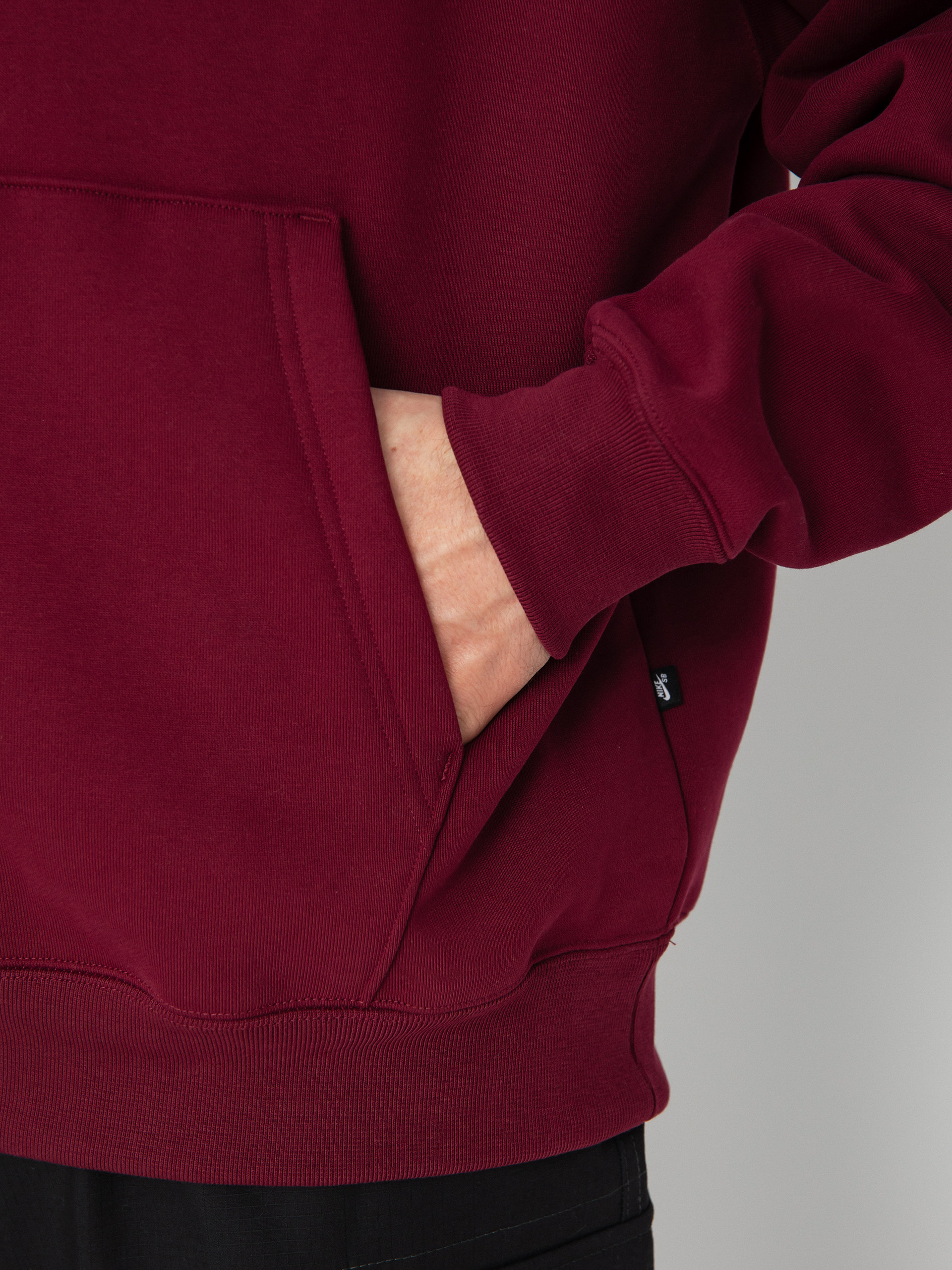 Nike SB Hand Scrpt Logo HD Hoodie (dark beetroot/active pink)