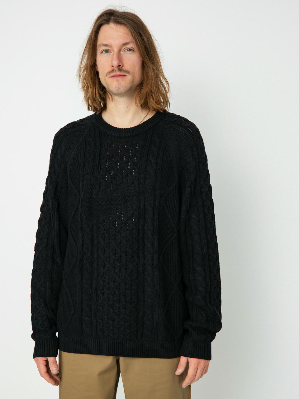 Nike SB Cable Knit Sweater (black)