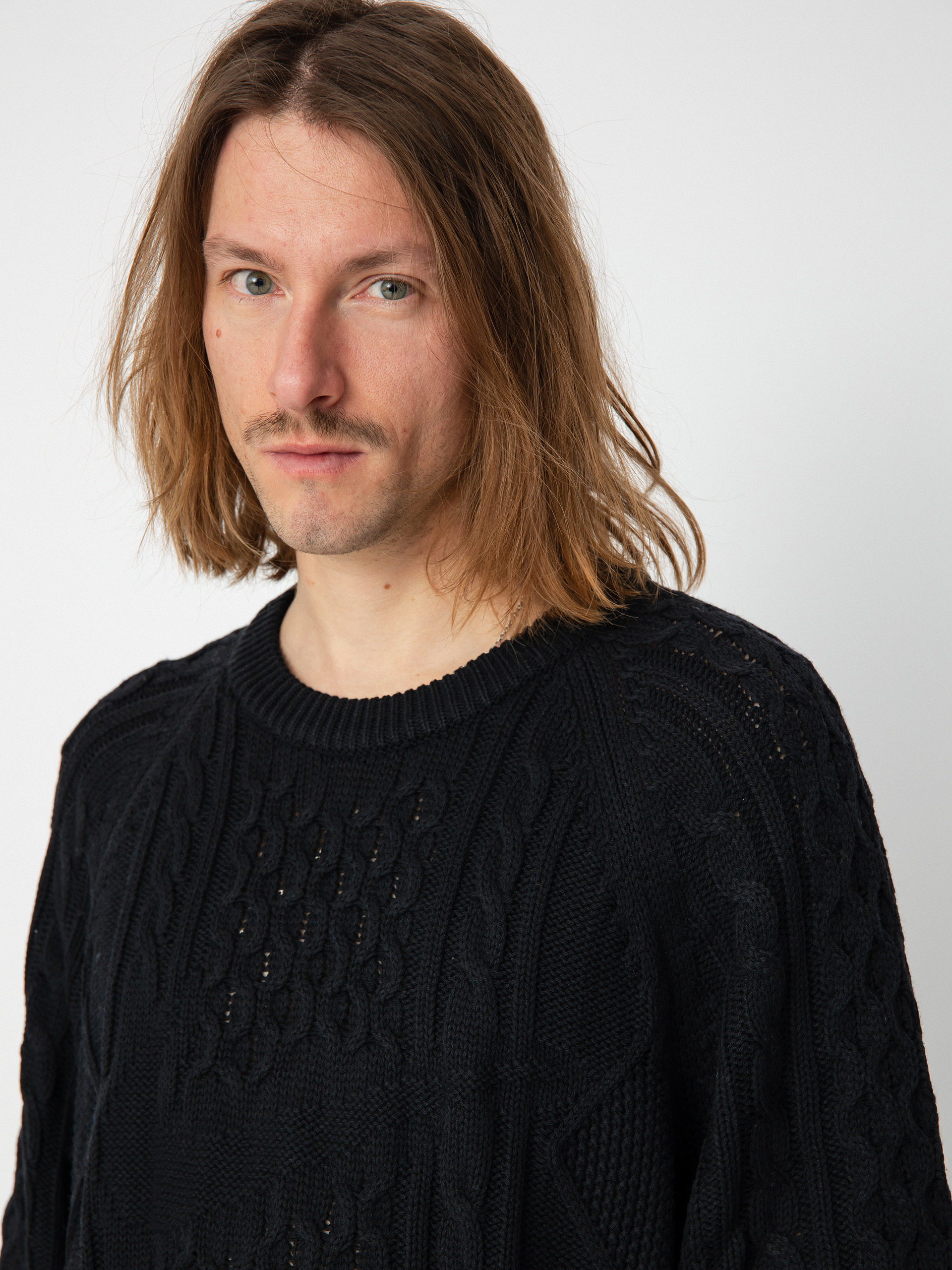 Nike SB Cable Knit Sweater - black (black)