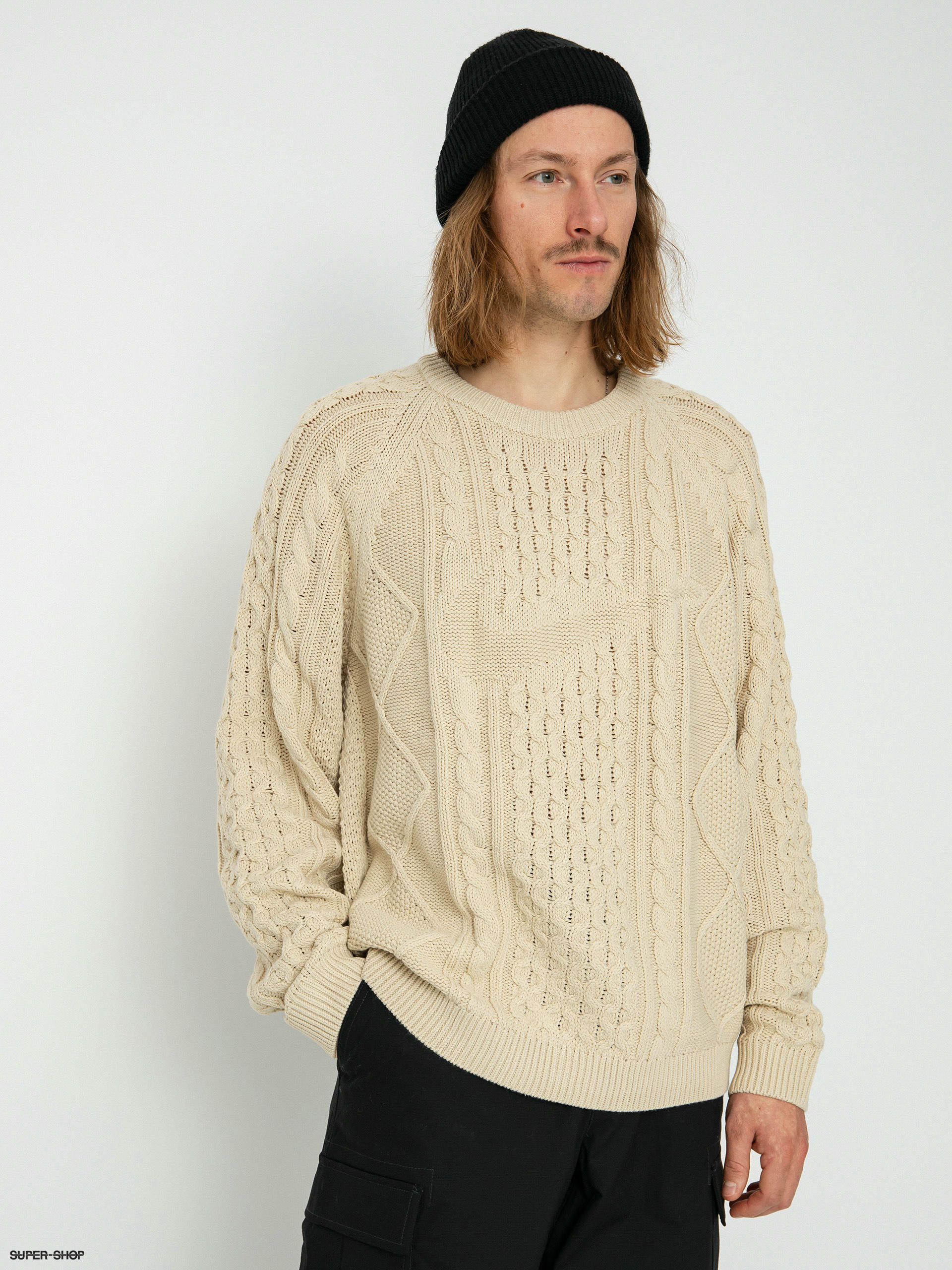 nike cableknit sweater