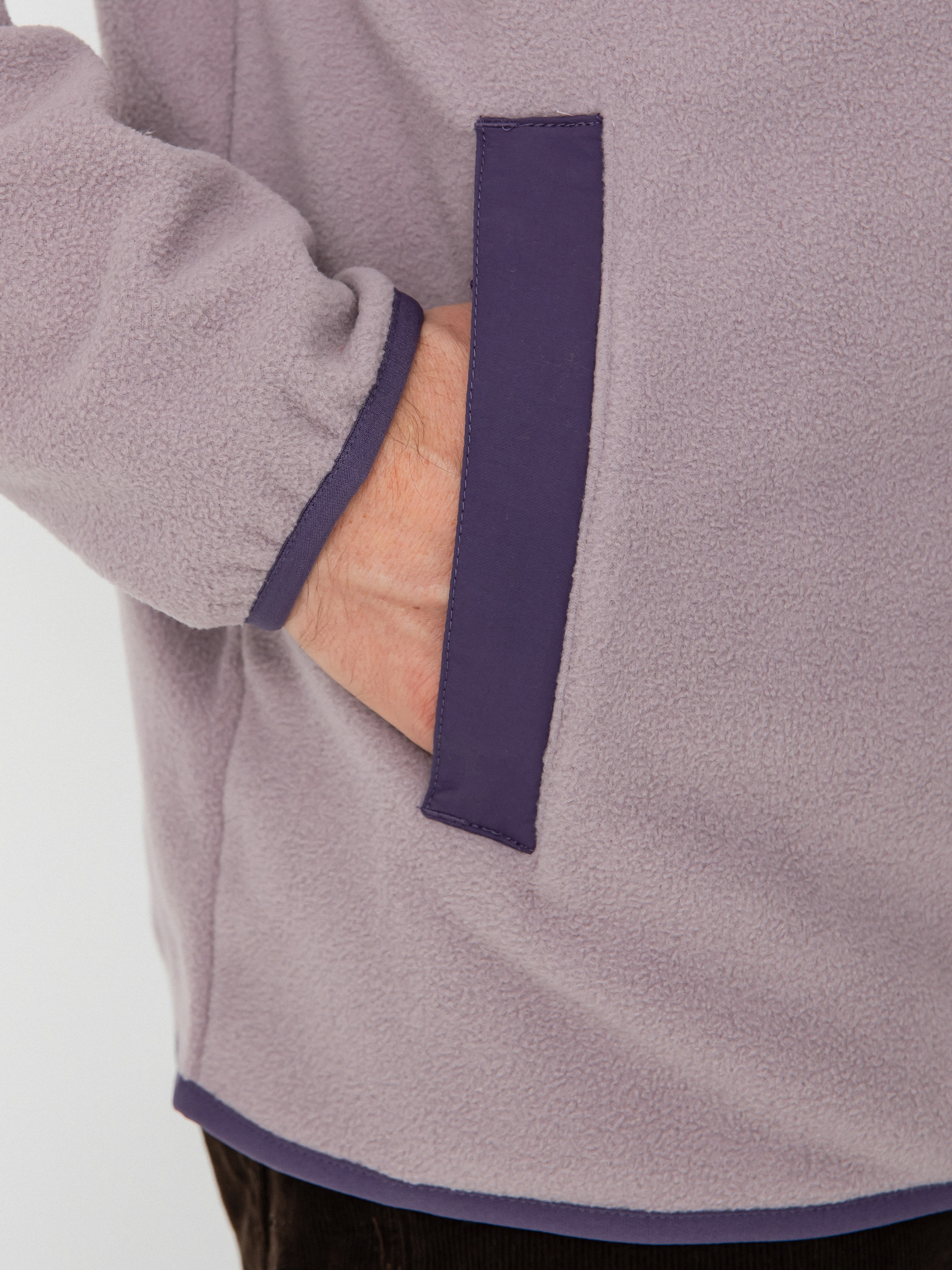 Mens Burton Hearth Full Zip Fleece  (elderberry/violet halo)