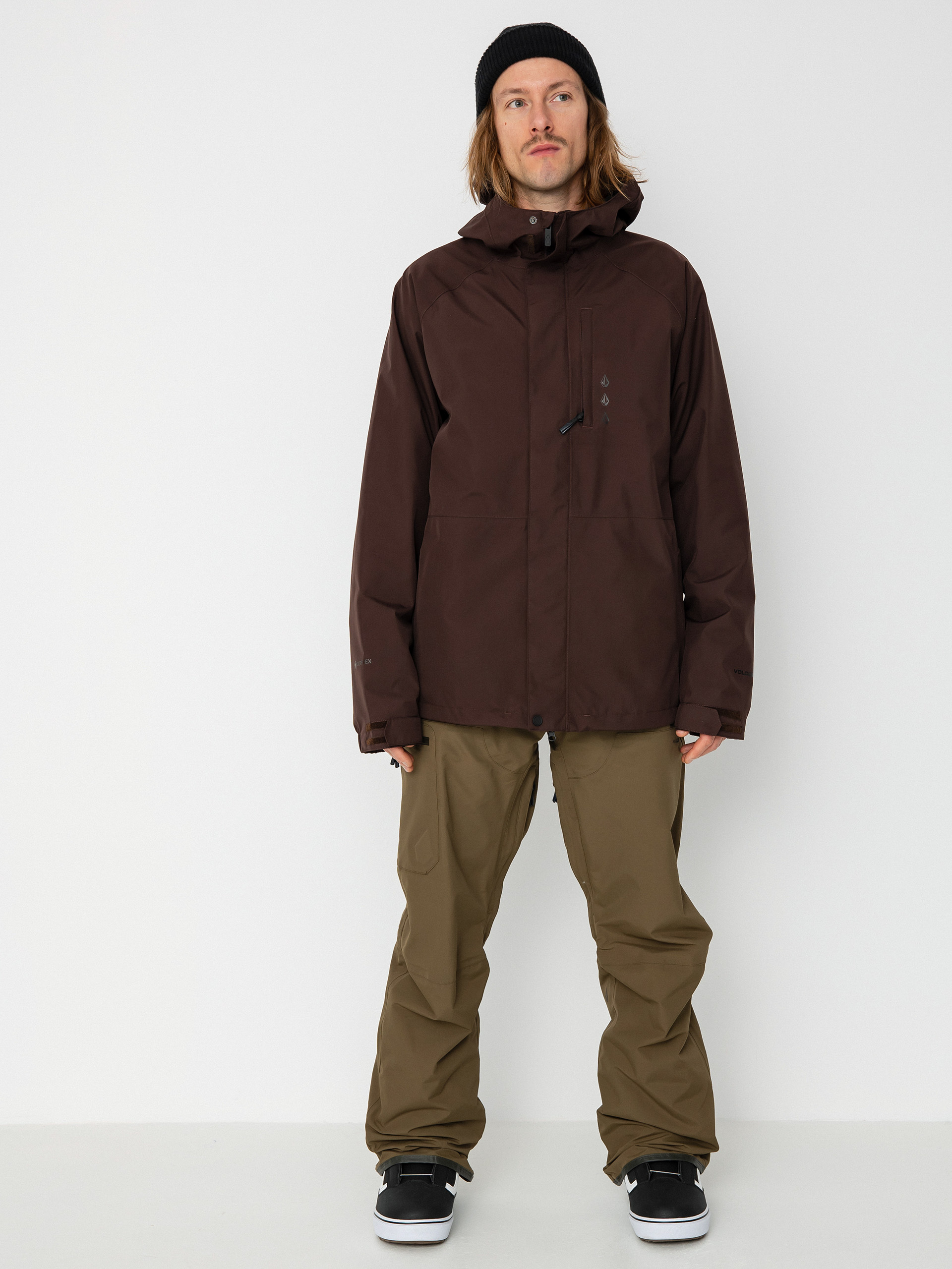 Mens Volcom Dua Gore Tex Snowboard jacket (brown)
