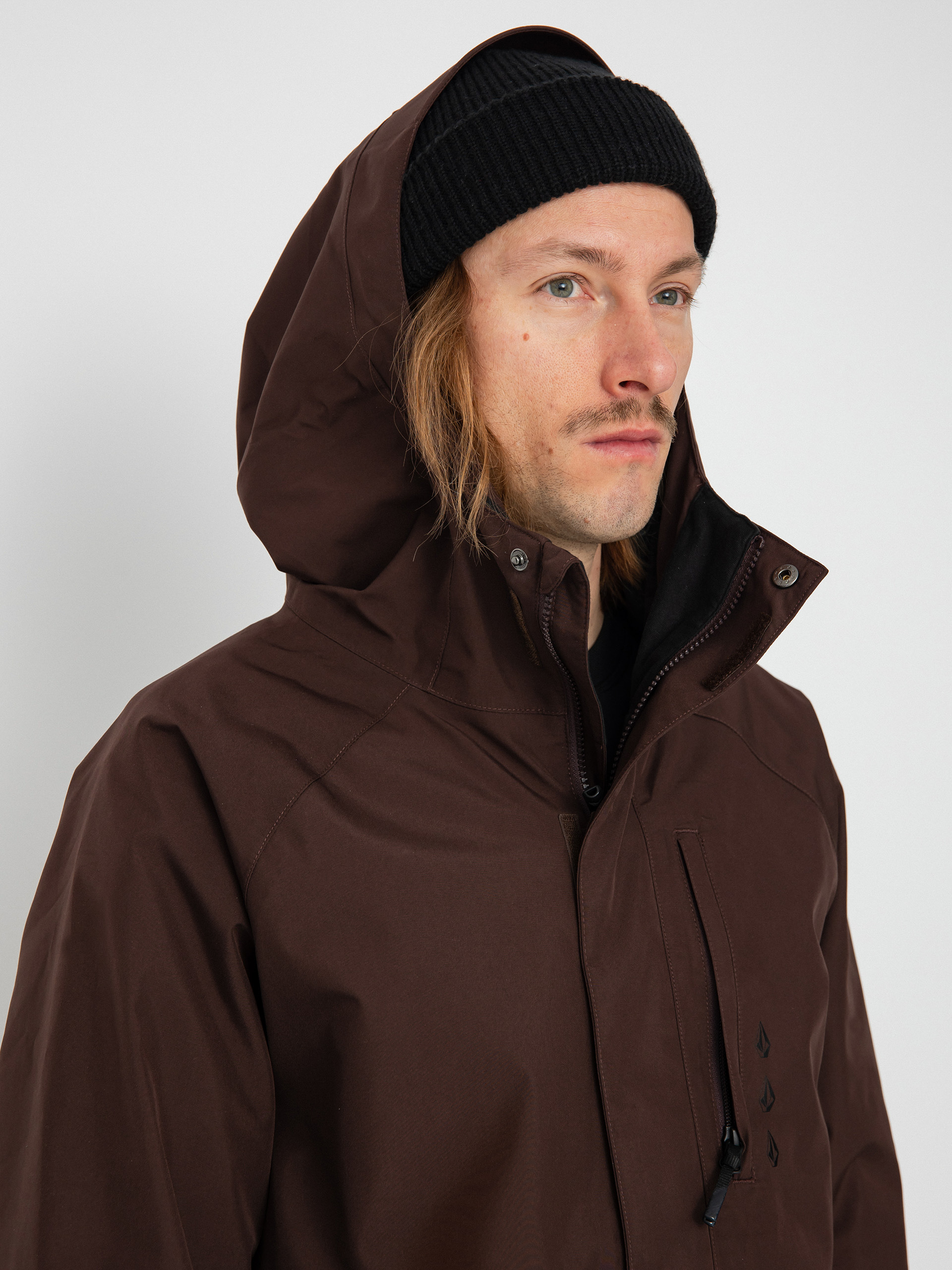 Mens Volcom Dua Gore Tex Snowboard jacket (brown)