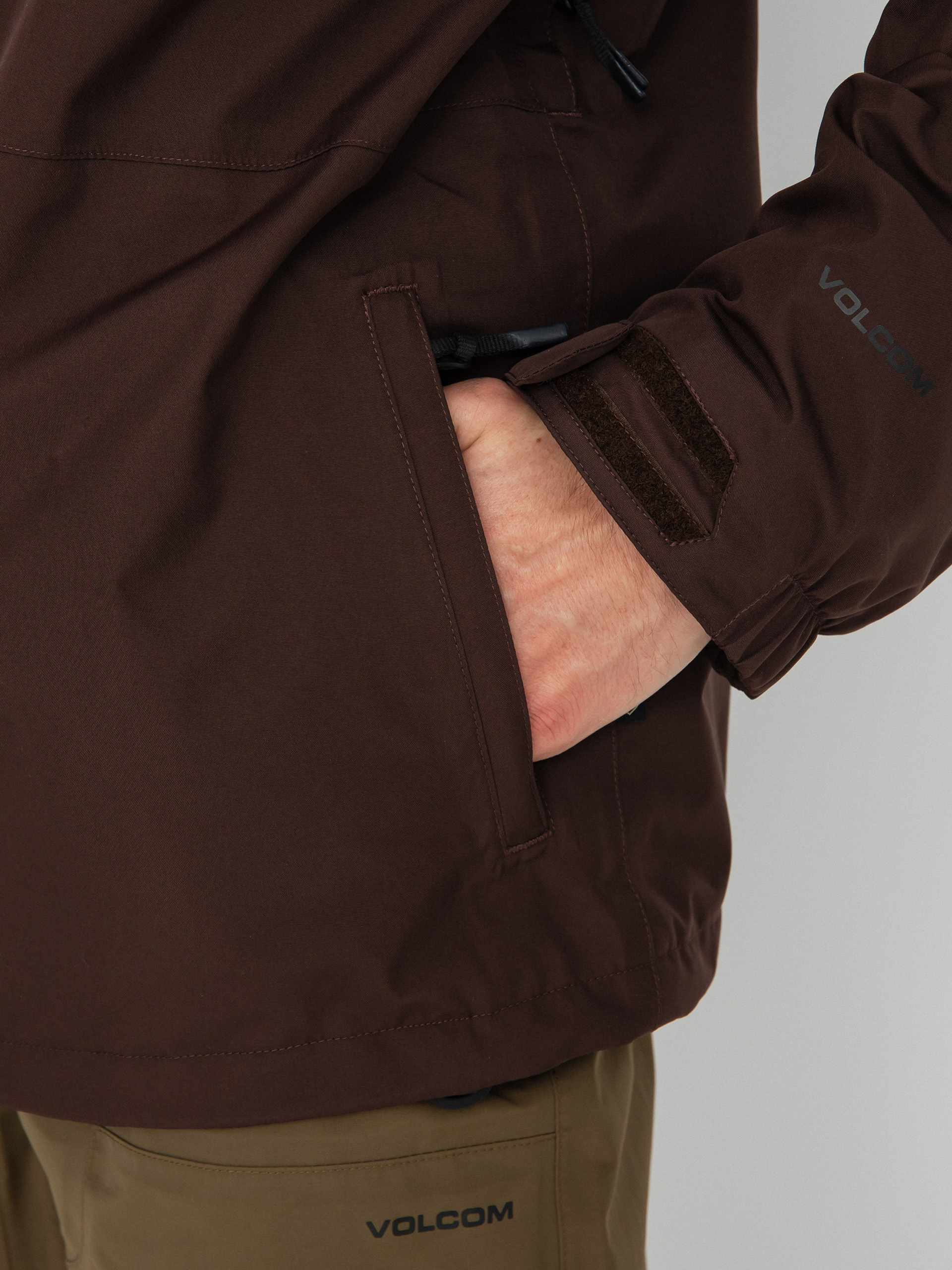 Mens Volcom Dua Gore Tex Snowboard jacket (brown)