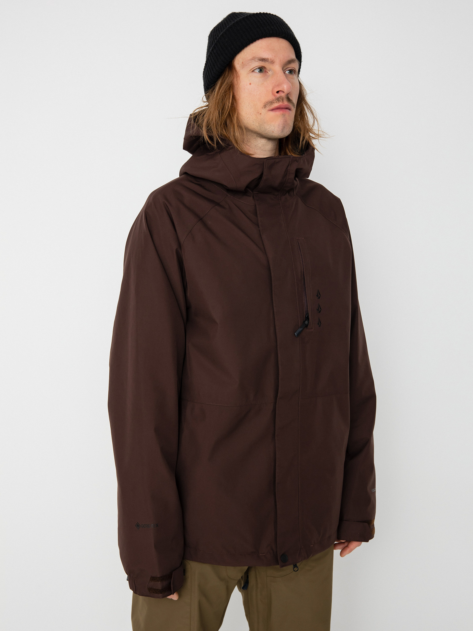 Mens Volcom Dua Gore Tex Snowboard jacket (brown)