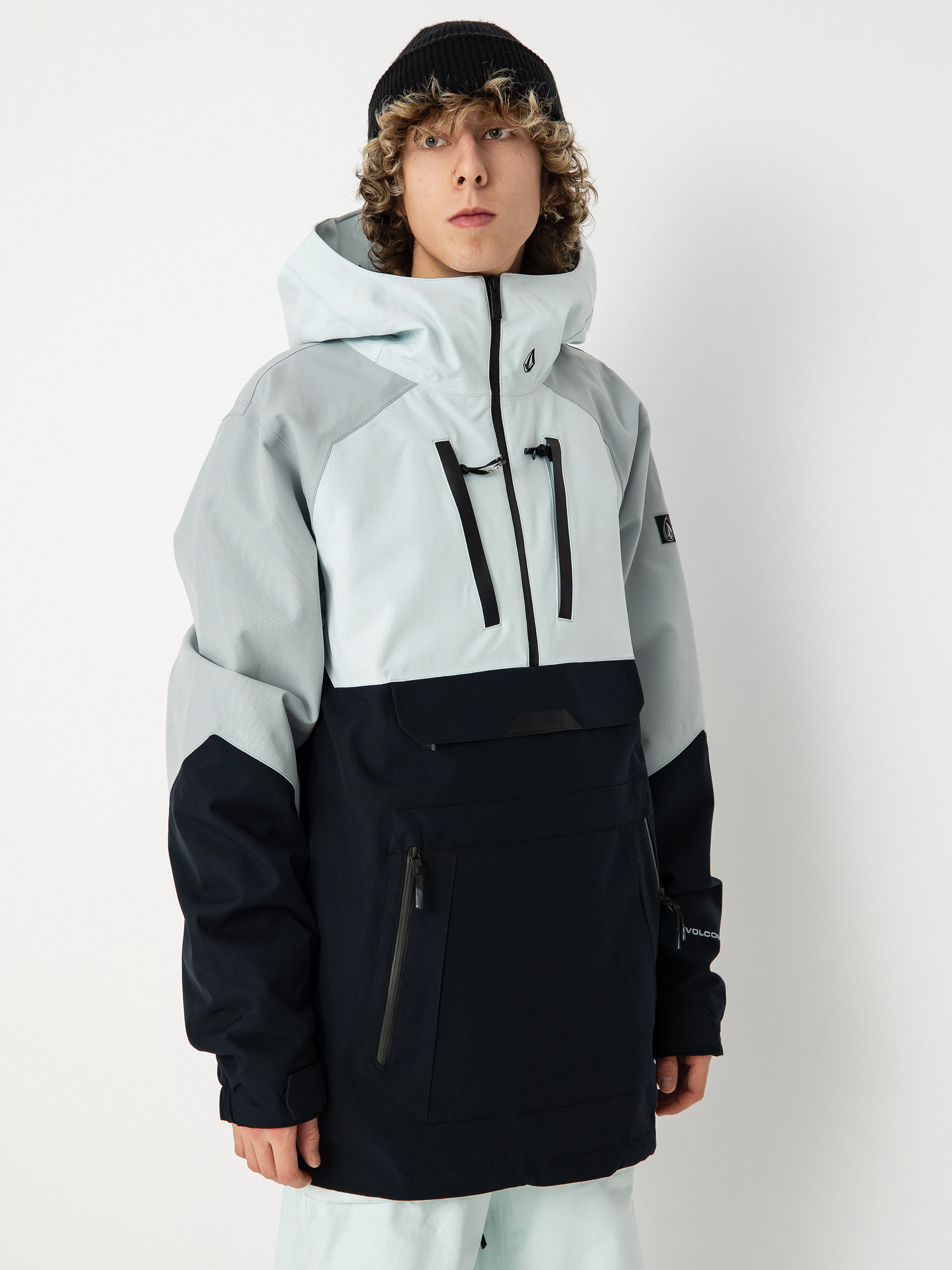 Mens Volcom Brighton Pullover Snowboard jacket (sky)